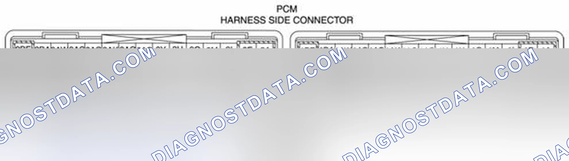 Scheme 34: Identifying PCM Harness-Side Connector Terminals