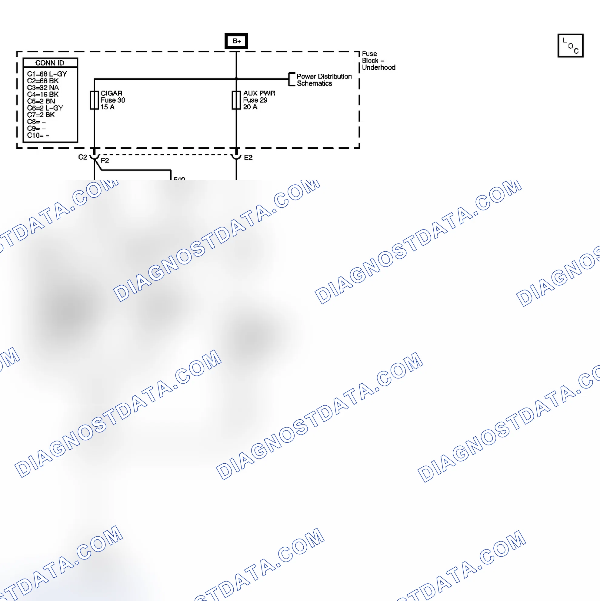 Scheme 74: Cigar Lighter/Auxiliary Outlets Schematics