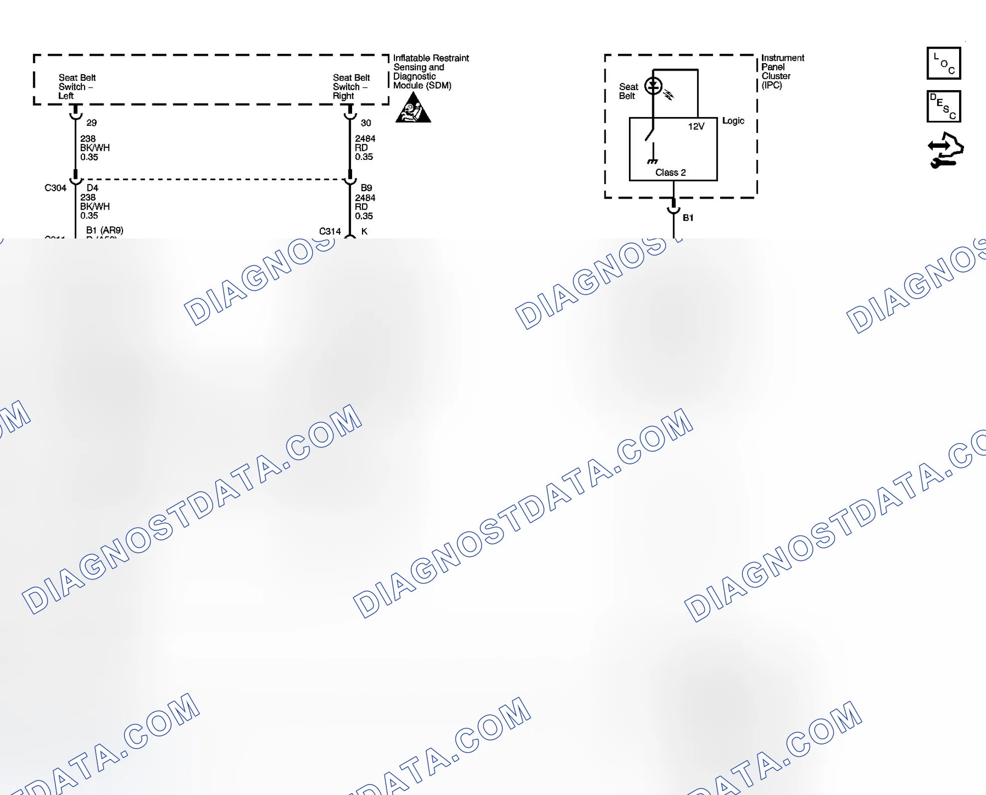 Scheme 1: Seat Belt Schematics