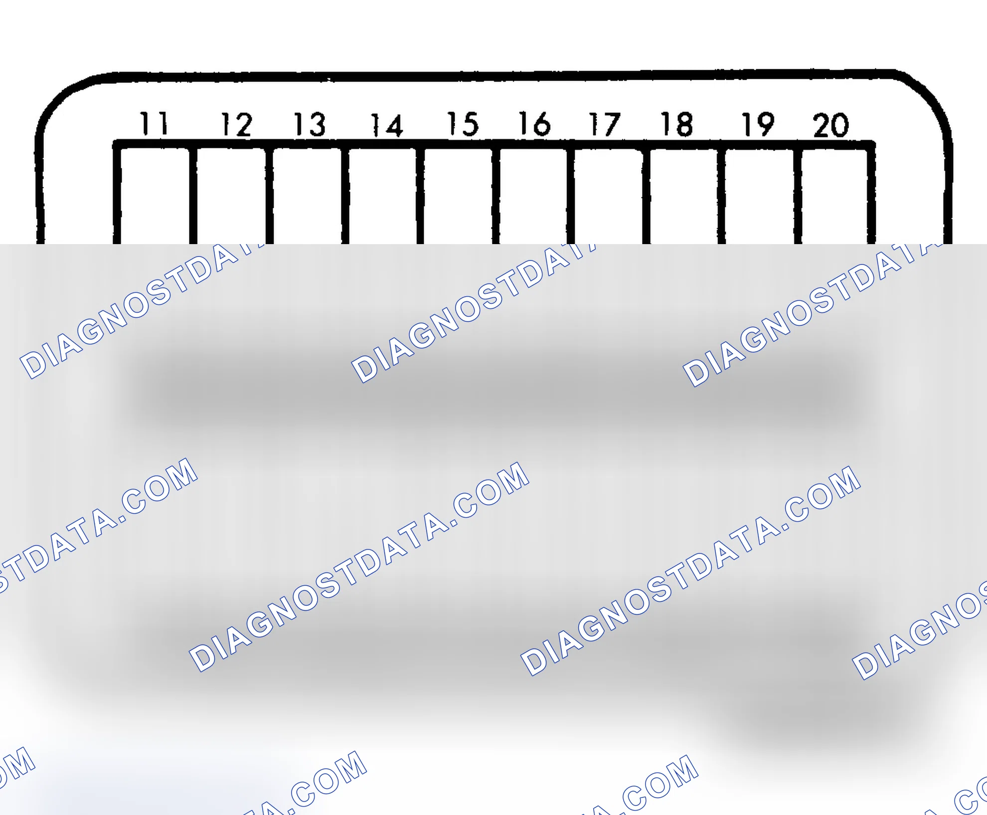 Scheme 7: FUSE PANEL IDENTIFICATION (1987-89 HATCHBACK & SEDAN)