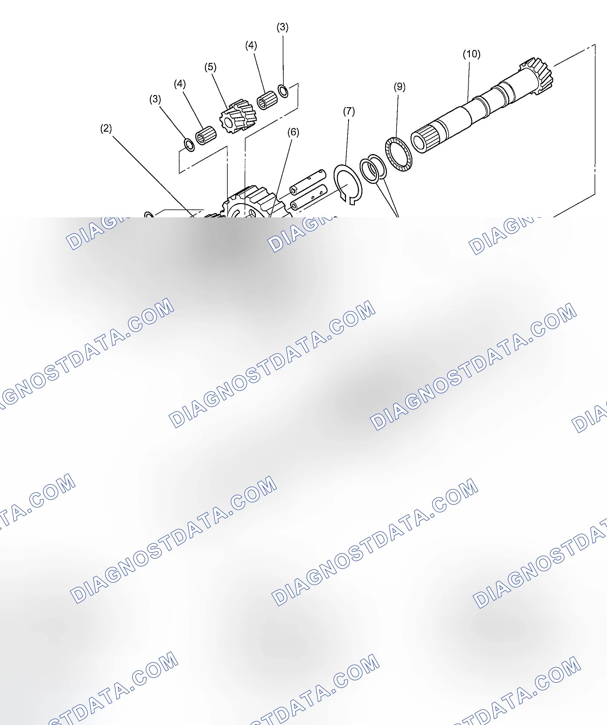 Scheme 714: CENTER DIFFERENTIAL ASSEMBLY