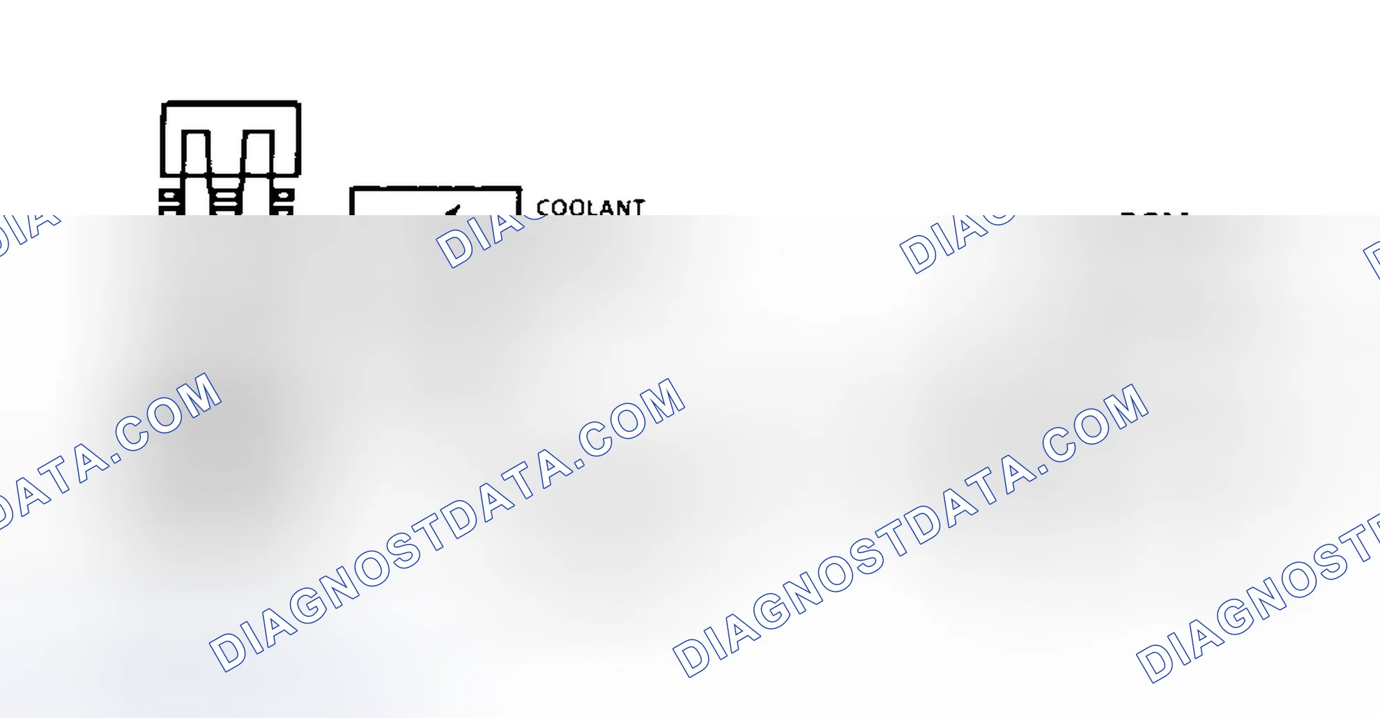 Scheme 78: Code 14 Schematic Coolant Sensor Signal Voltage Low