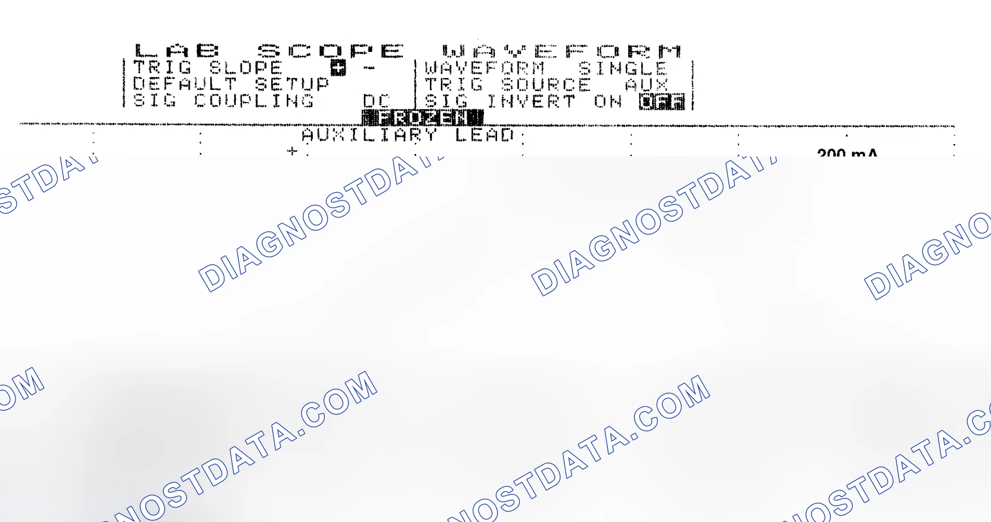 Scheme 13: Single Injector w/Normal Current Flow - Current Pattern