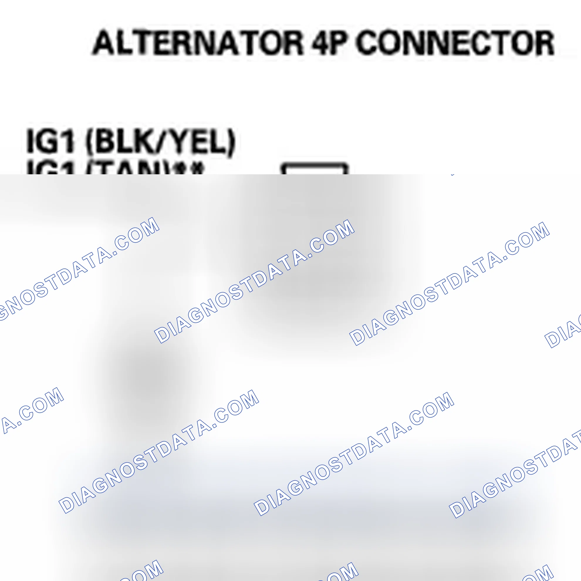 Scheme 108: DTC P16BC: Alternator FR Terminal Circuit/IGP Circuit Low Voltage