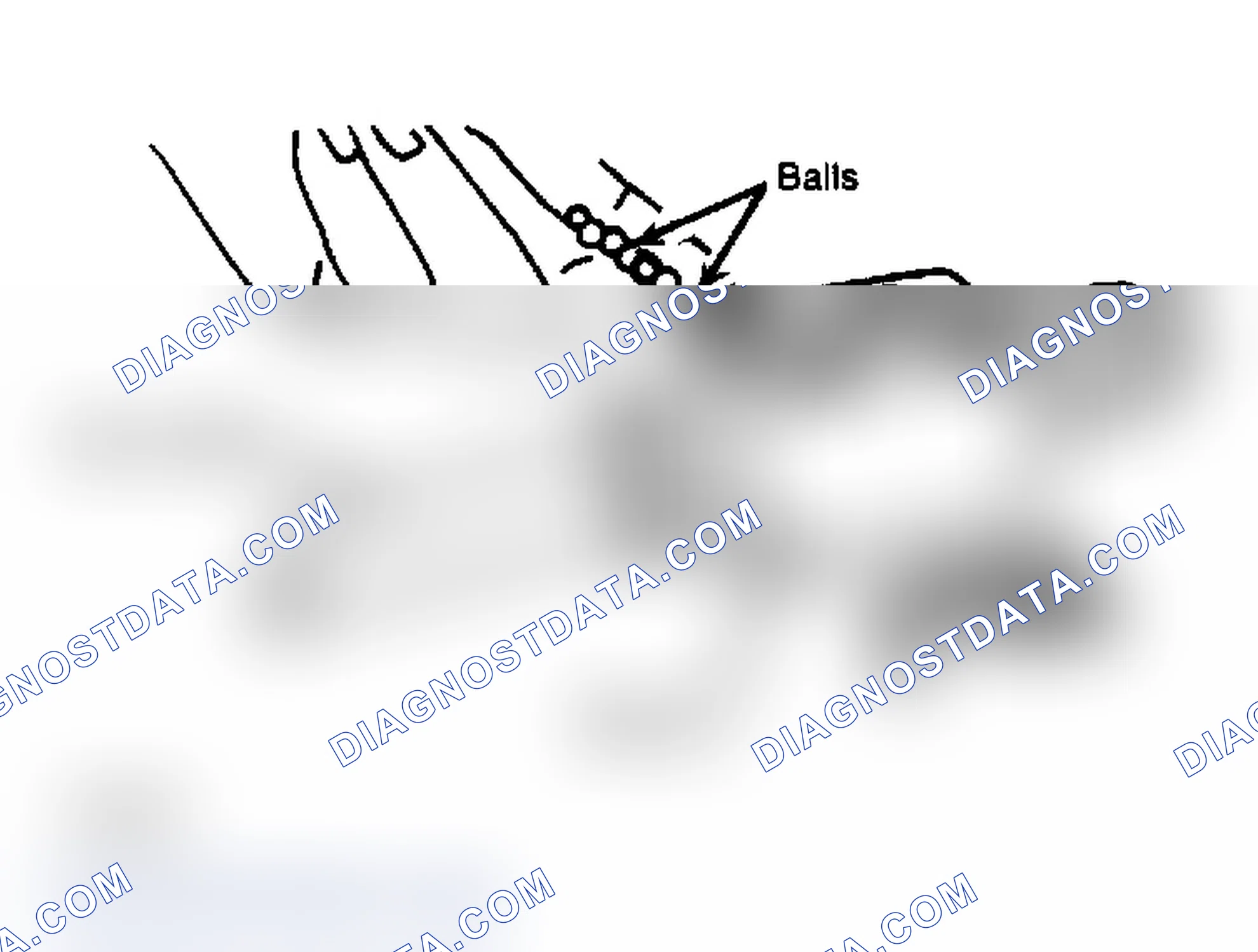 Scheme 6: Filling Ball Circuits Through Holes in Ball Nut. Do not rotate worm while installing balls.