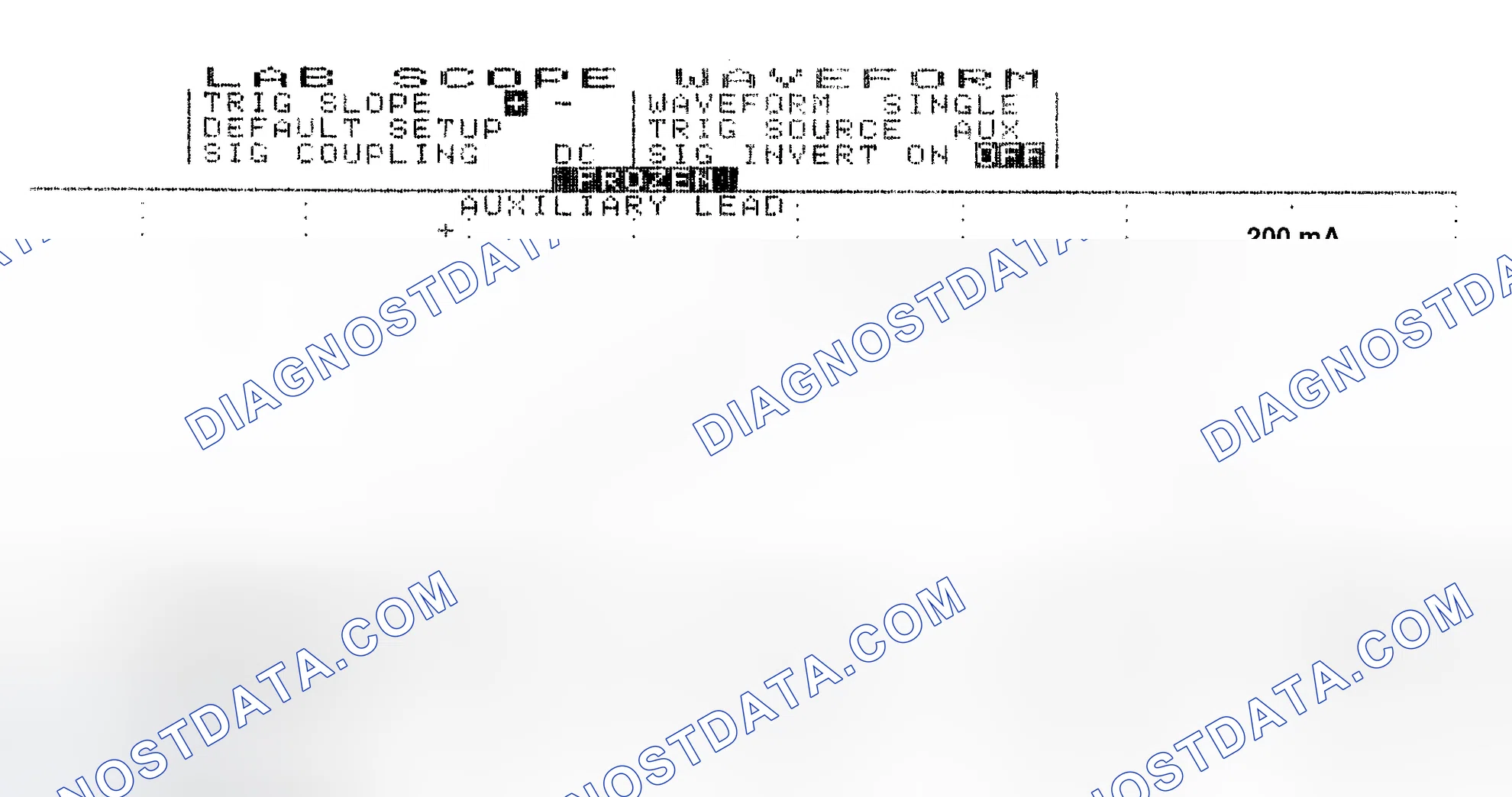 Scheme 13: Single Injector w/Normal Current Flow - Current Pattern