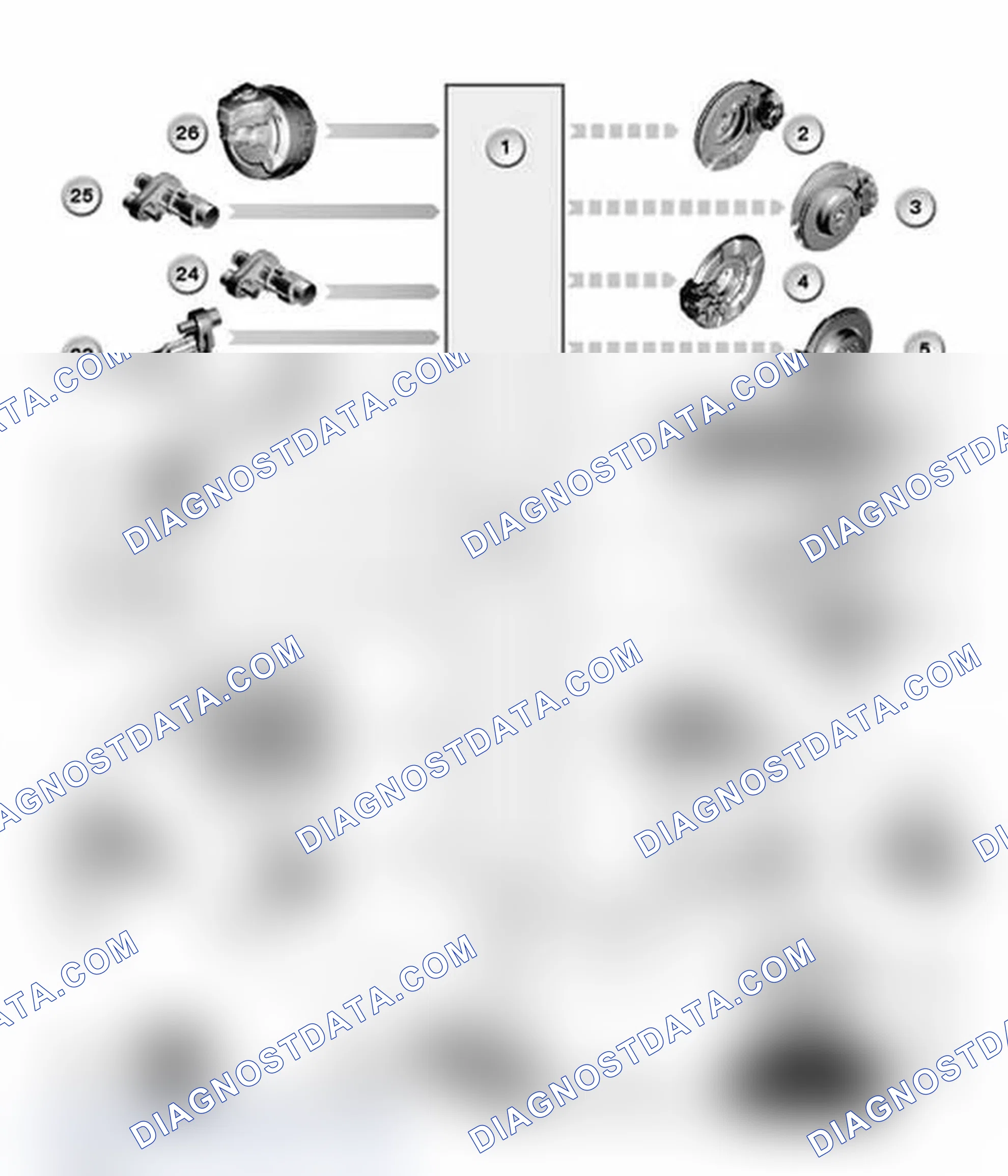 Scheme 25: Inputs/Outputs - E90, E91 (All-Wheel Drive)
