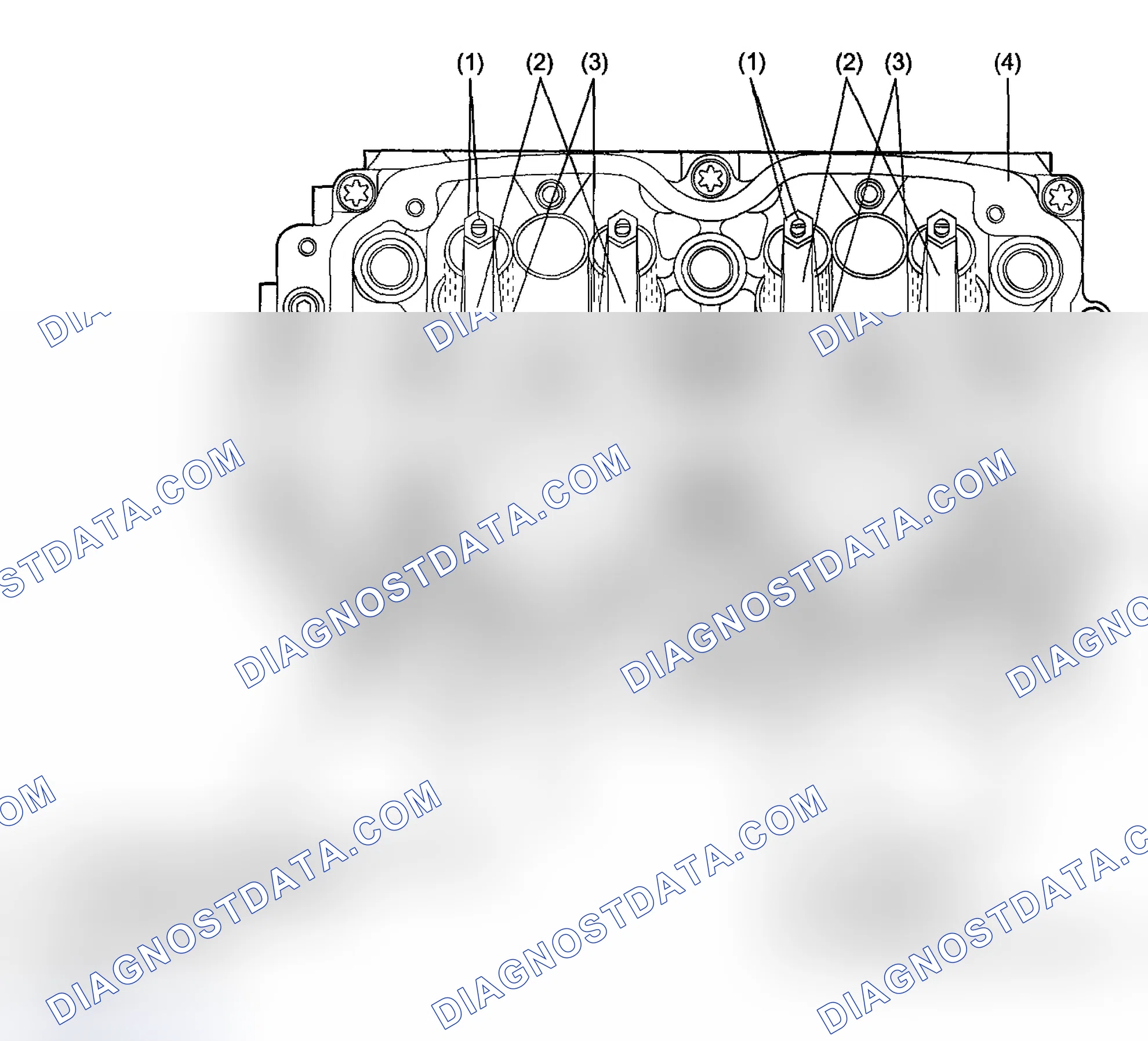 Scheme 740: VALVE ROCKER ASSEMBLY