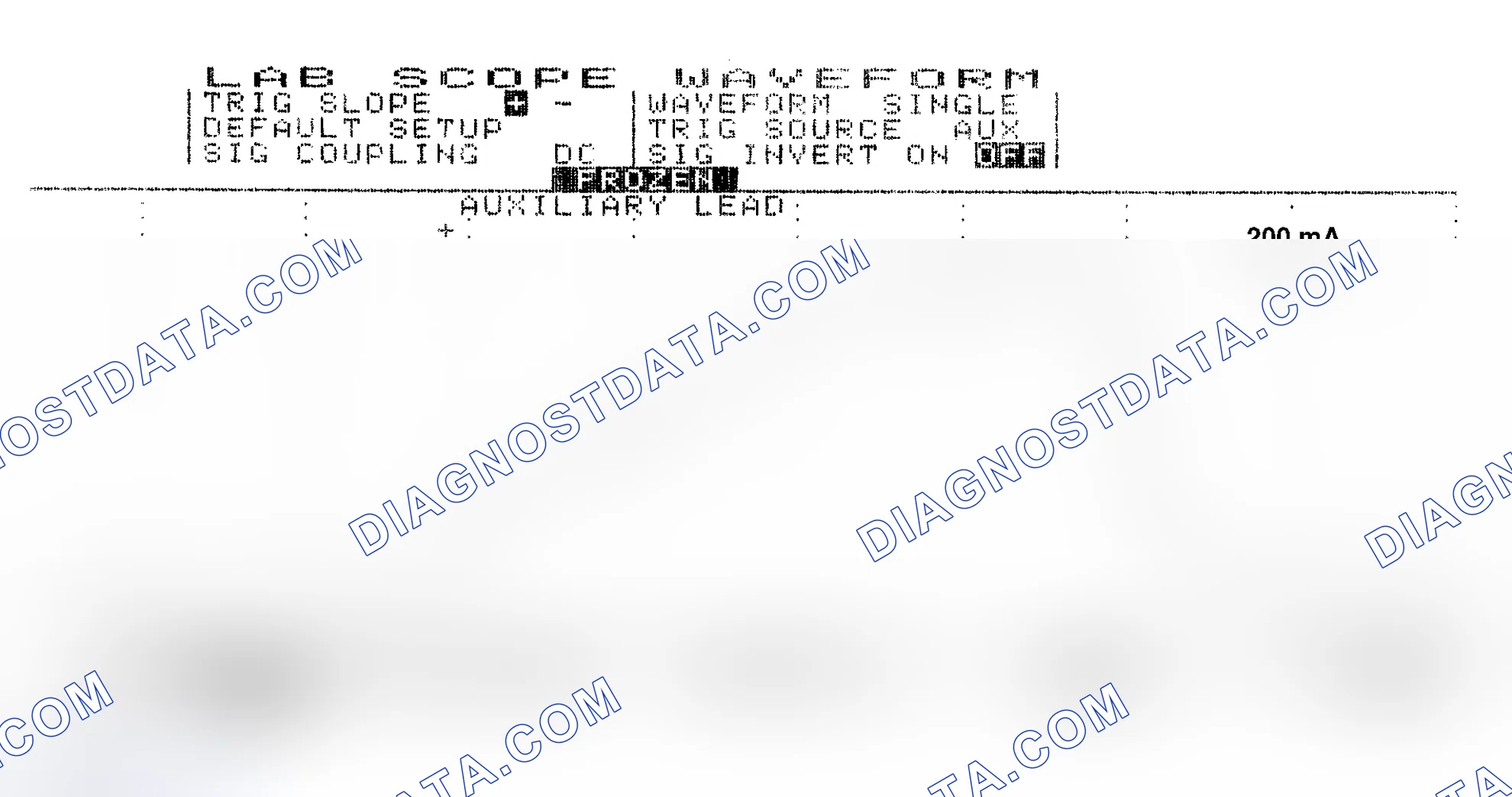 Scheme 13: Single Injector w/Normal Current Flow - Current Pattern