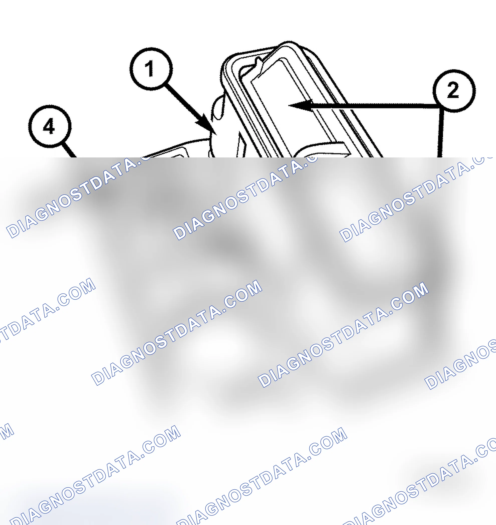 Scheme 54: REMOVAL - AIR OUTLETS - CENTER AIR NOZZLE