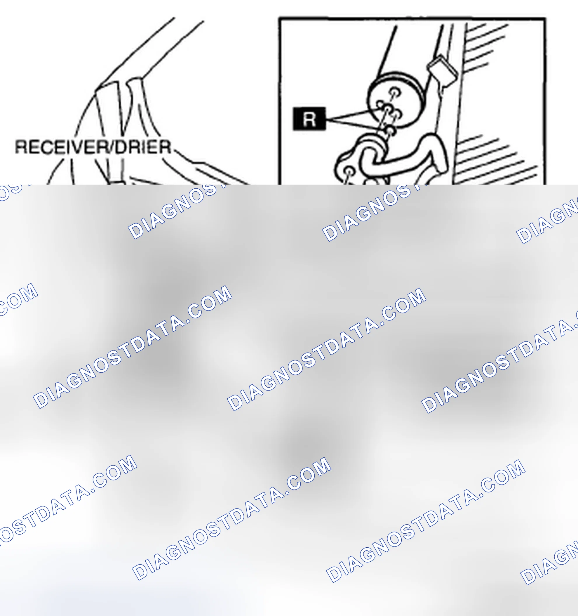 Scheme 109: RECEIVER/DRIER REMOVAL/INSTALLATION