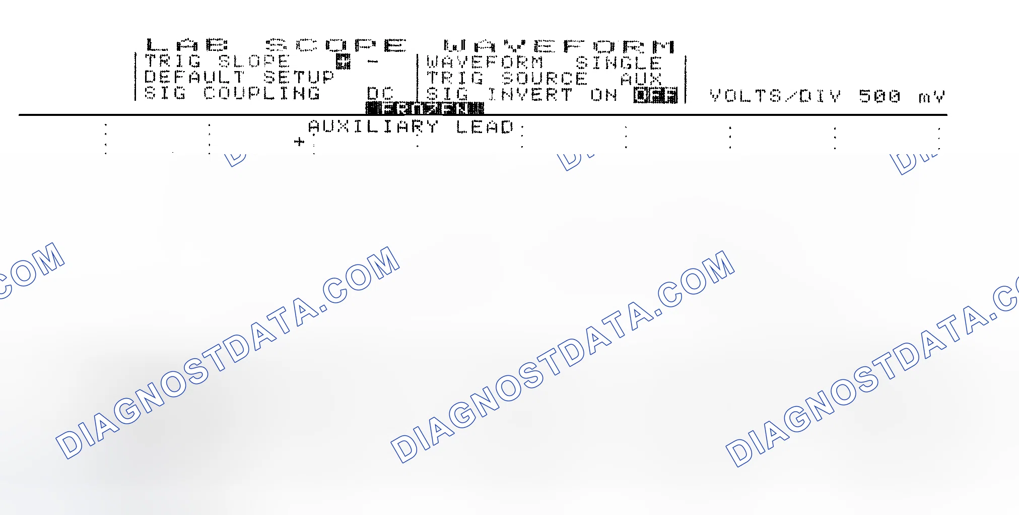 Scheme 14: Single Injector w/Excessive Current Flow - Current Pattern