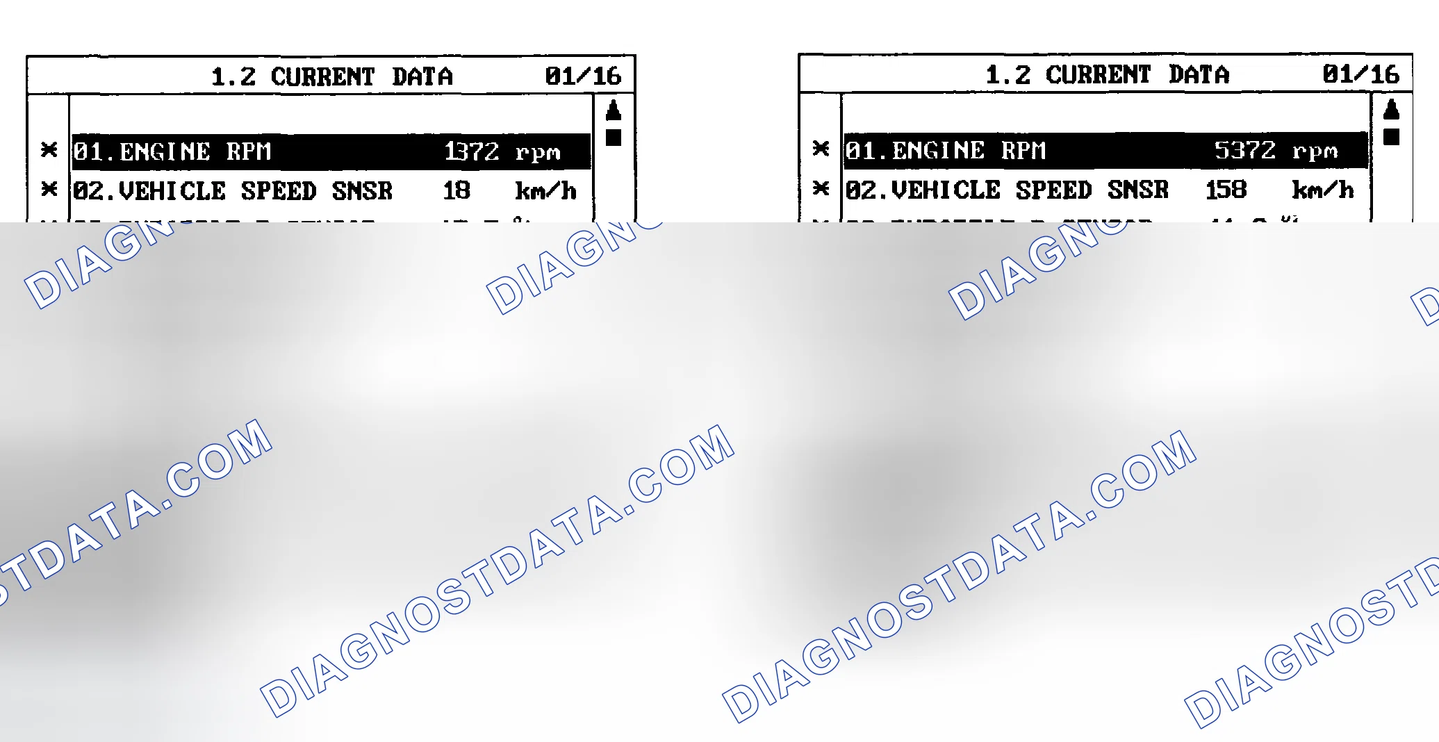 Scheme 292: MONITOR SCANTOOL DATA