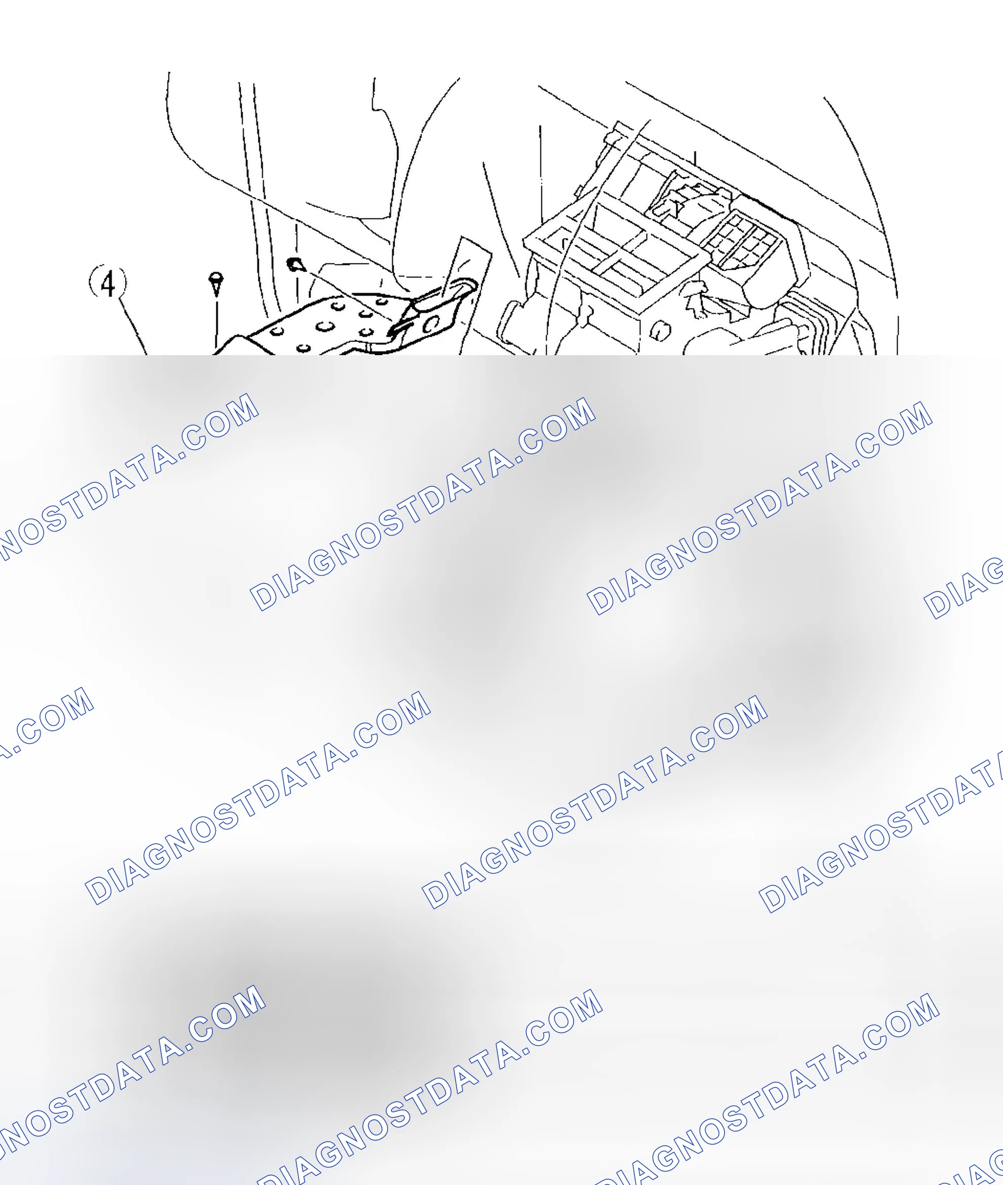 Scheme 25: REAR HEAT DUCT REMOVAL/INSTALLATION