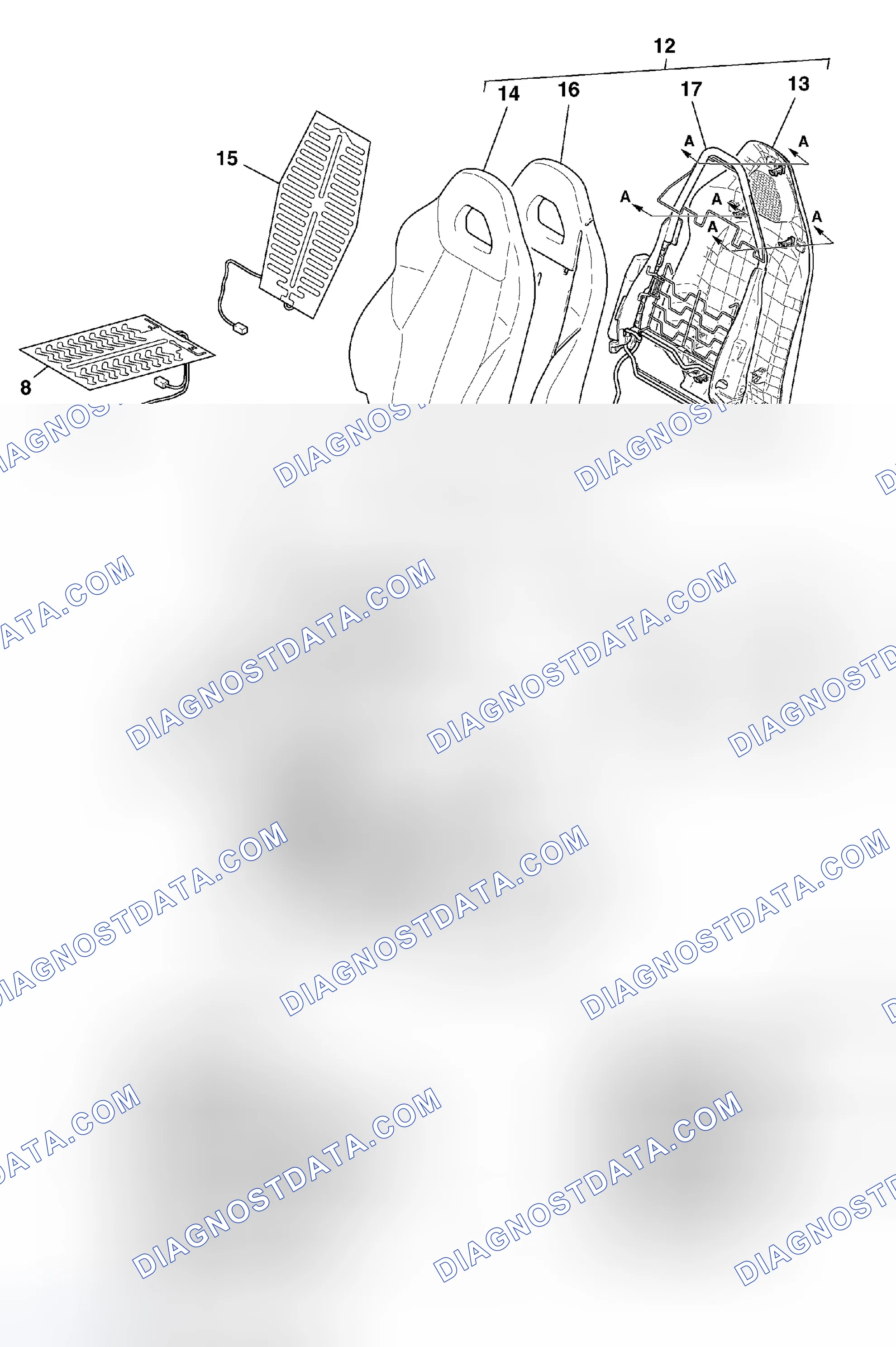 Scheme 62: < FRONT PASSENGER'S SEAT >