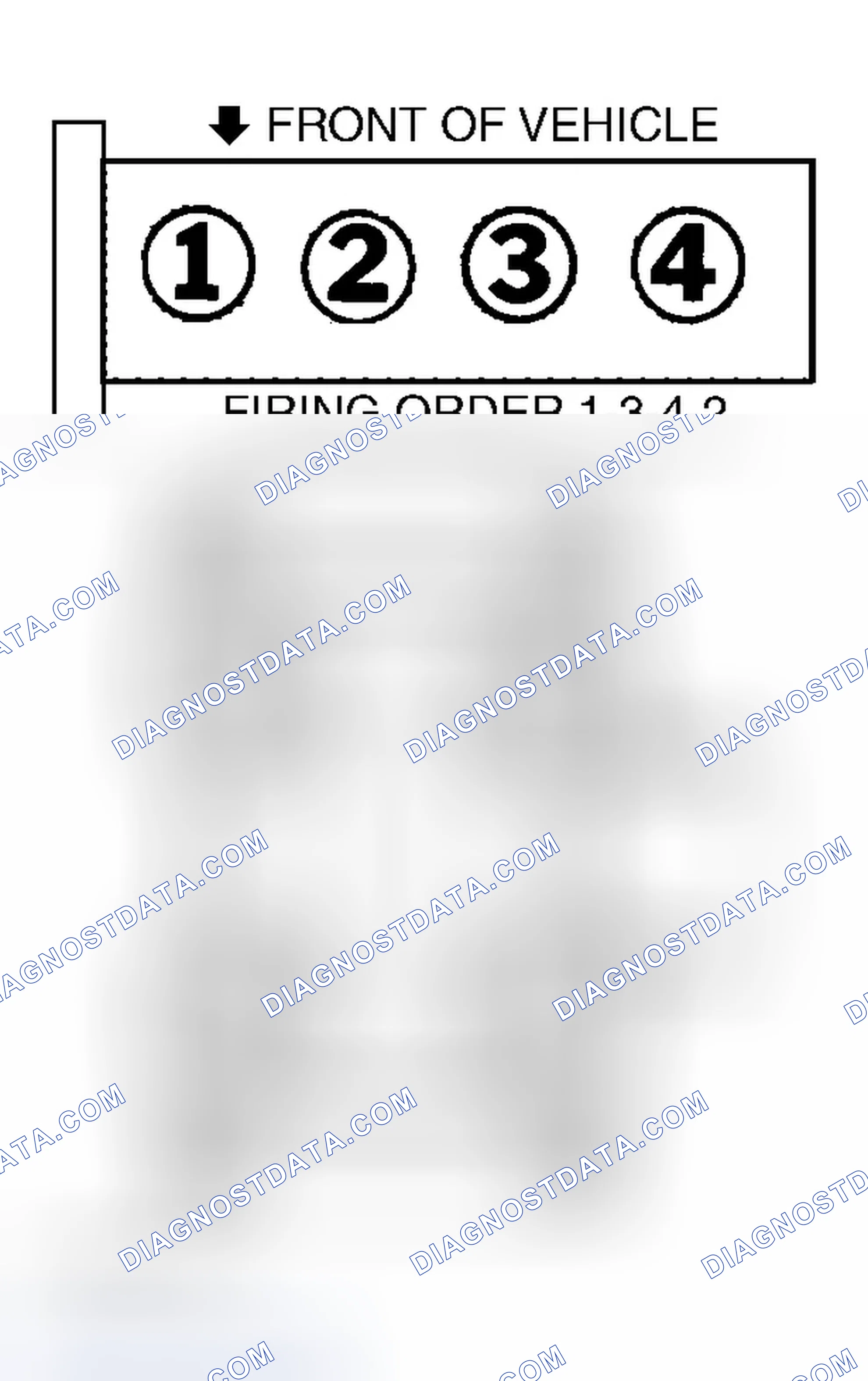 Scheme 9: Firing Order & Coil Pack (626 2.0L)