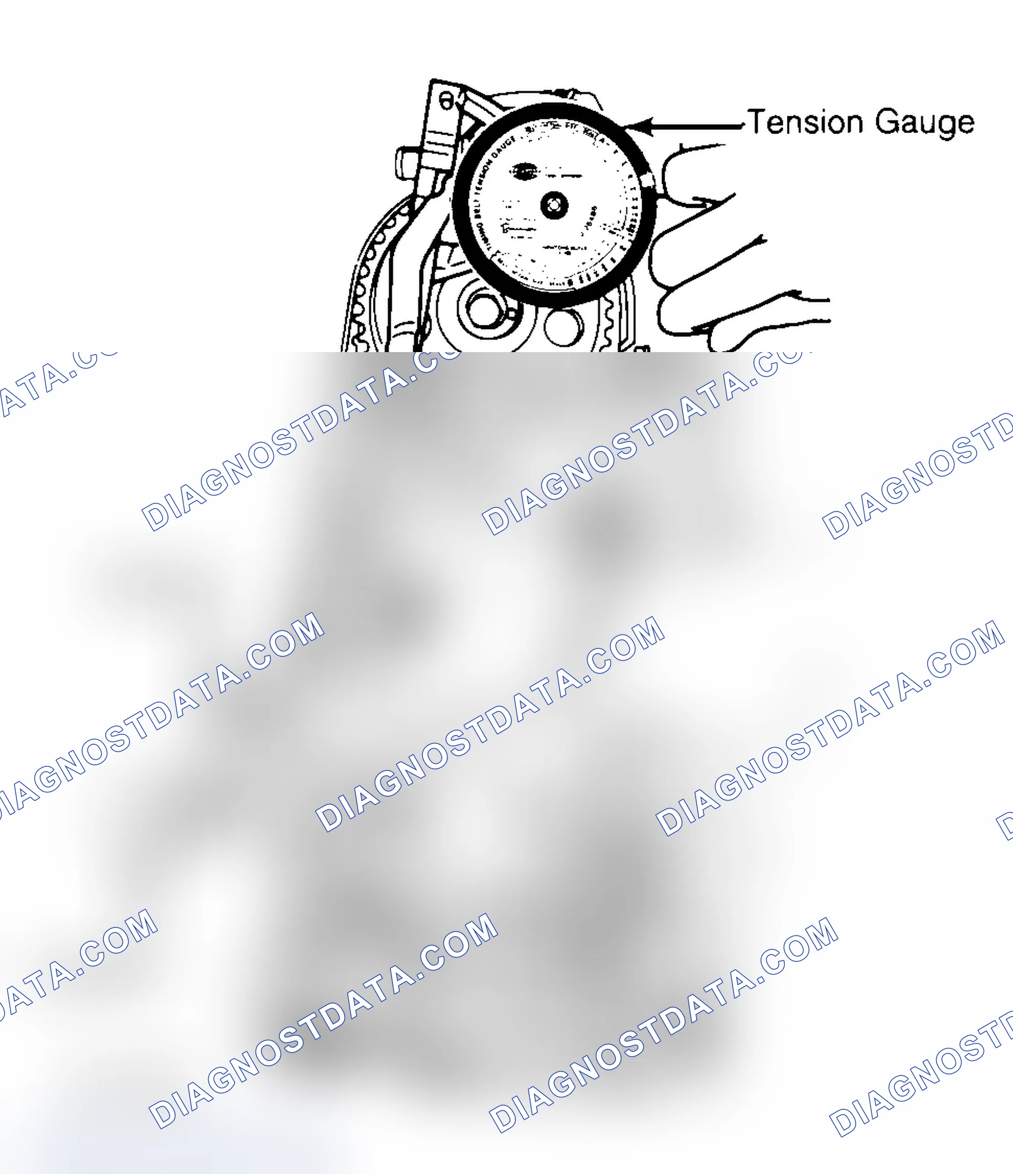 Scheme 28: Adjusting Typical Timing Belt Tension