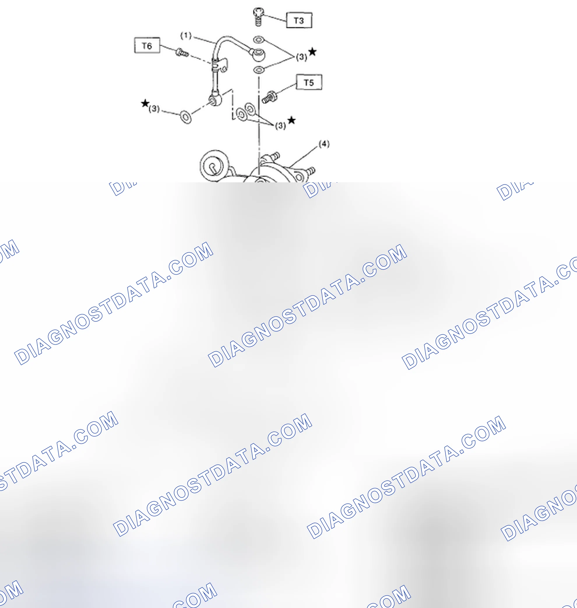 Scheme 45: Exploded View Of Turbocharger With Torque Specification
