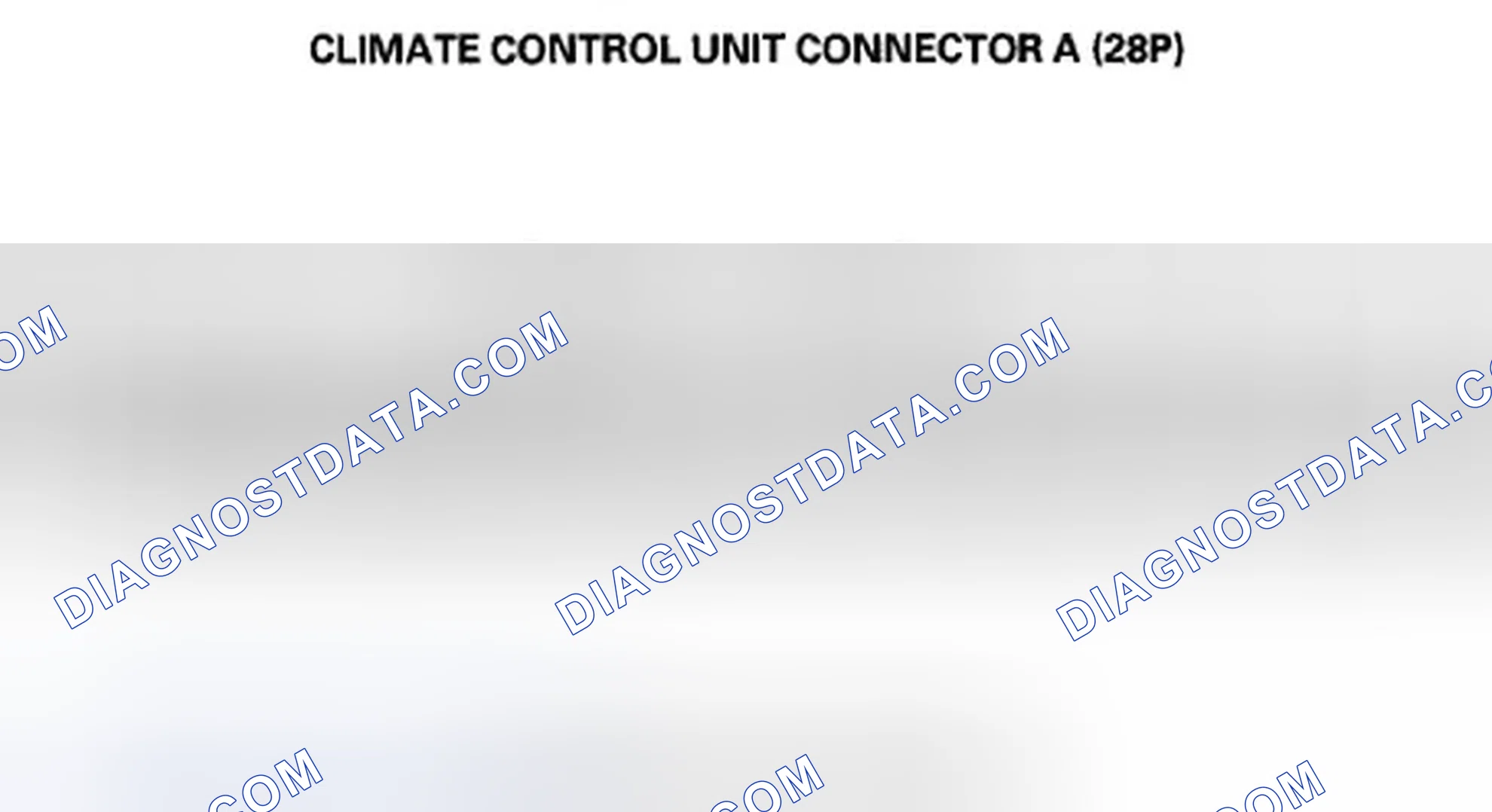 Scheme 406: Climate Control Unit Inputs and Outputs