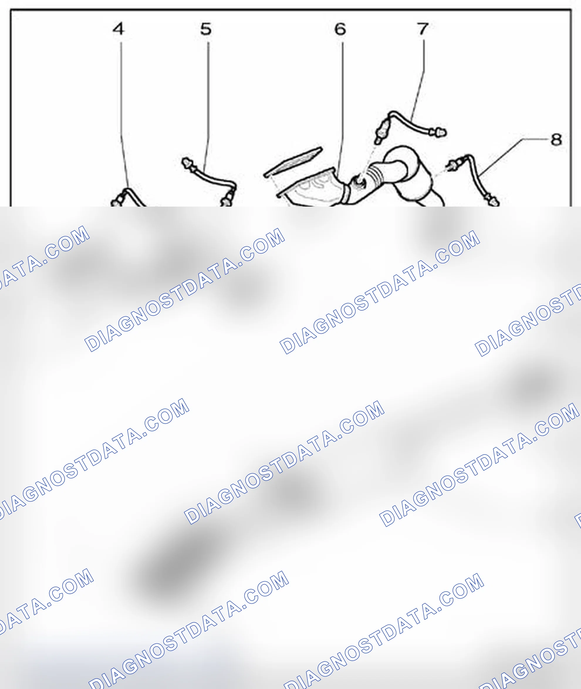 Scheme 741: Exhaust system, assembly overview