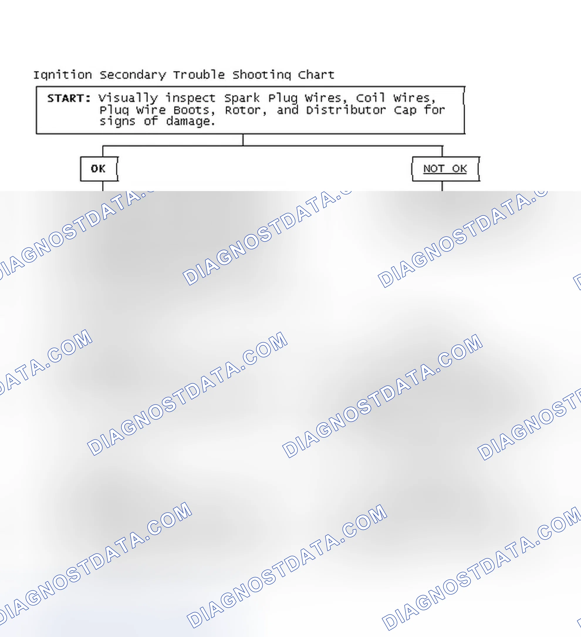 Scheme 1: Ignition Secondary Trouble Shooting Chart