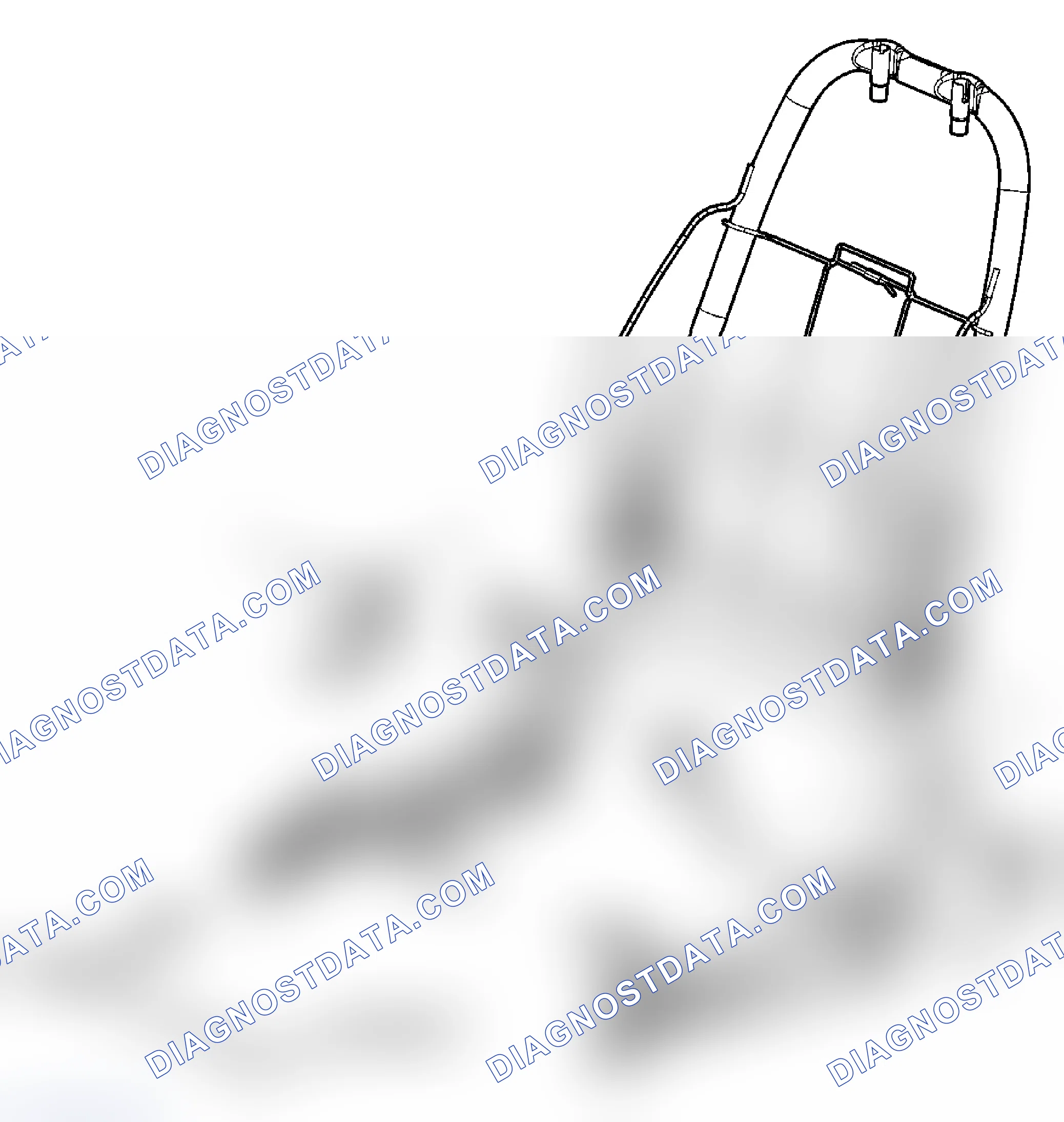 Scheme 13: Seat Back Recliner Handle Replacement - Front