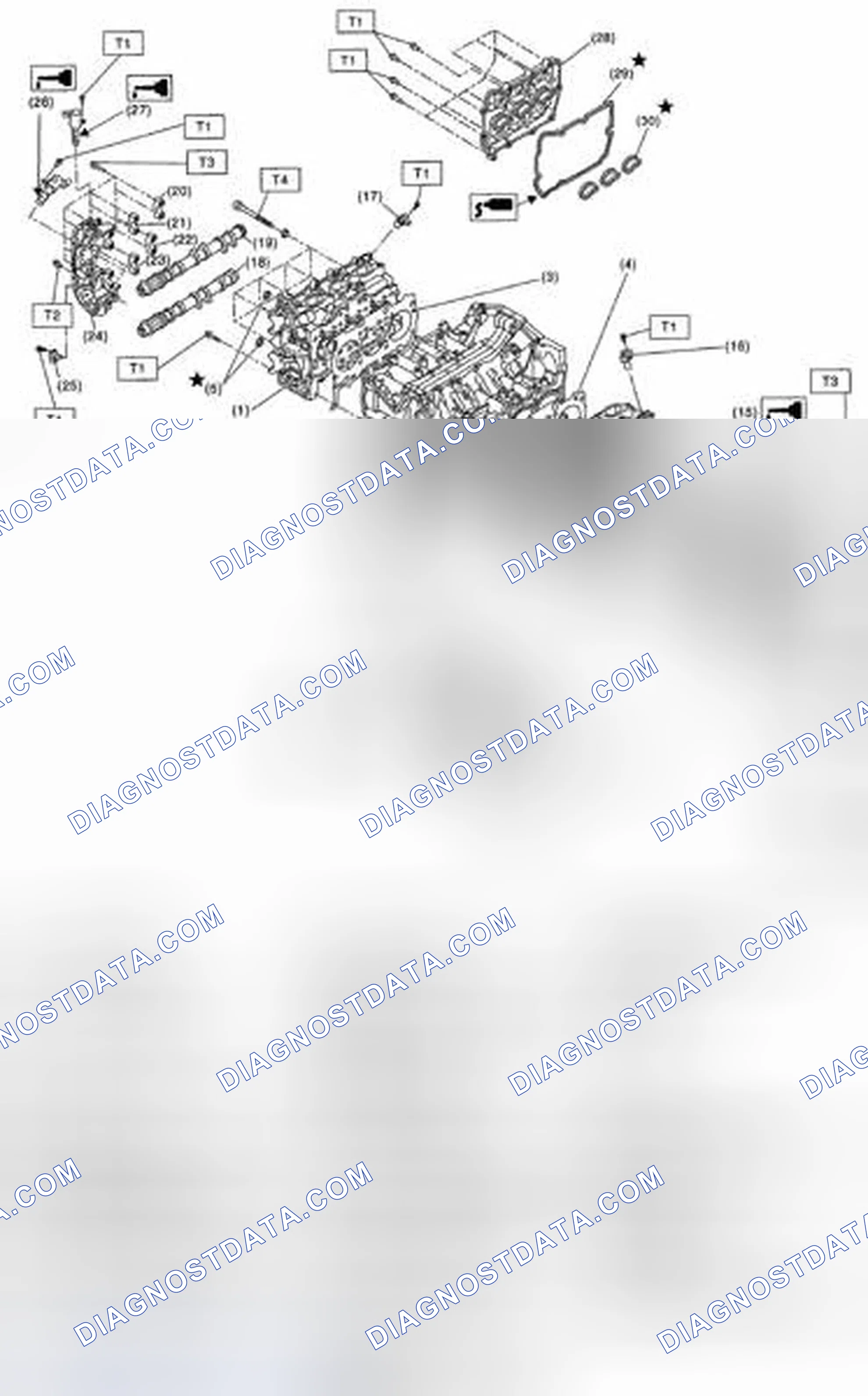 Scheme 470: CYLINDER HEAD AND CAMSHAFT