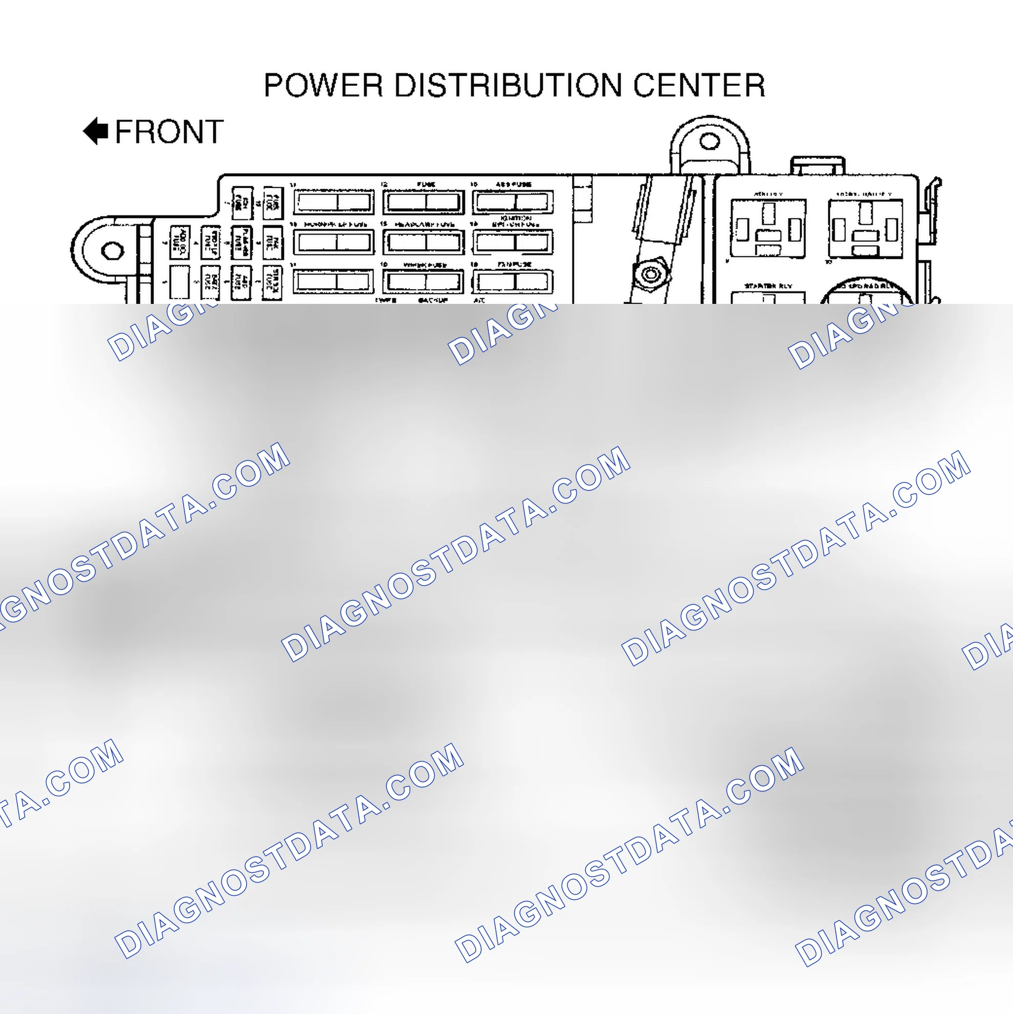 Scheme 43: TEST TC-92A - LOW SPEED FAN CONTROL RELAY CIRCUIT