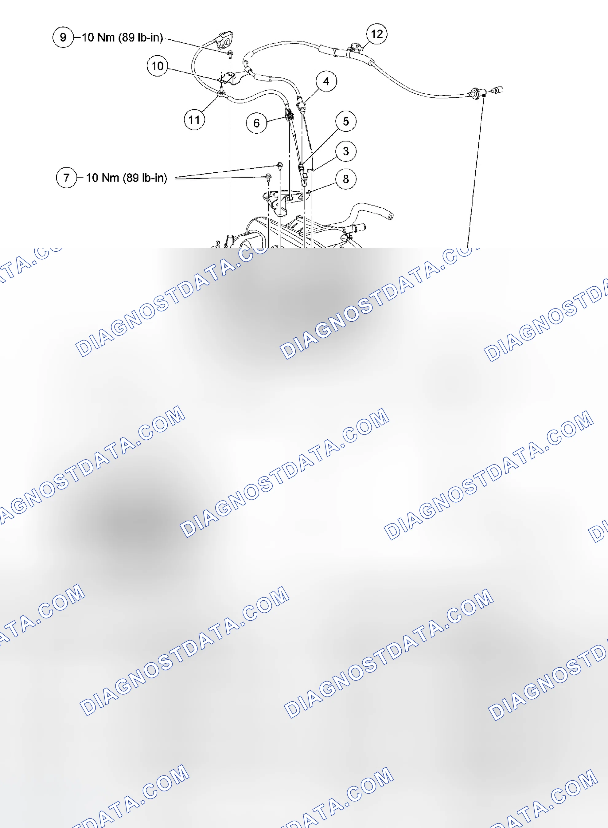 Scheme 6: Accelerator Cable - 3.0L (4V)