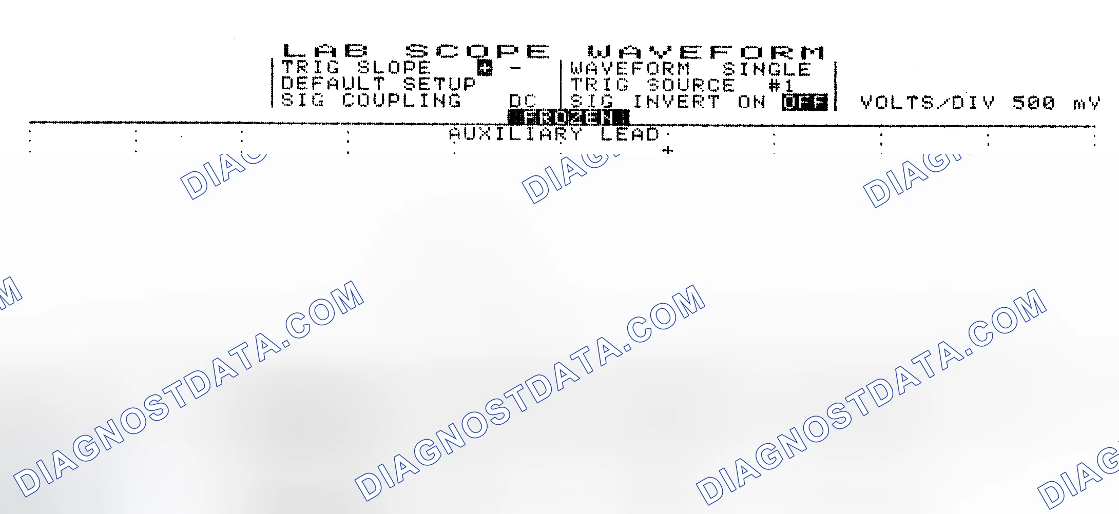 Scheme 10: Single Injector w/Excessive Current Flow - Current Pattern