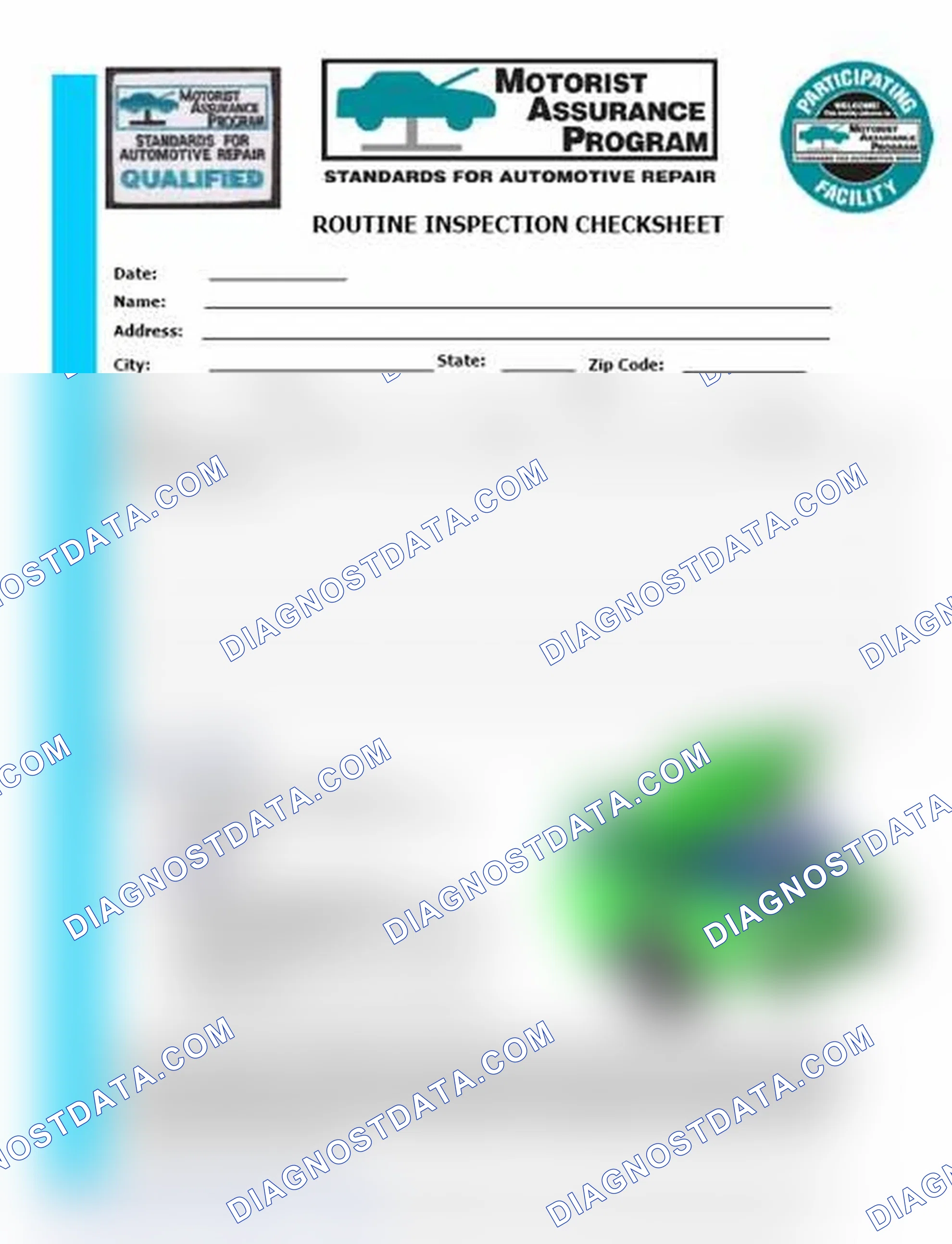 Scheme 26: Routine Inspection Checksheet (1 Of 2)