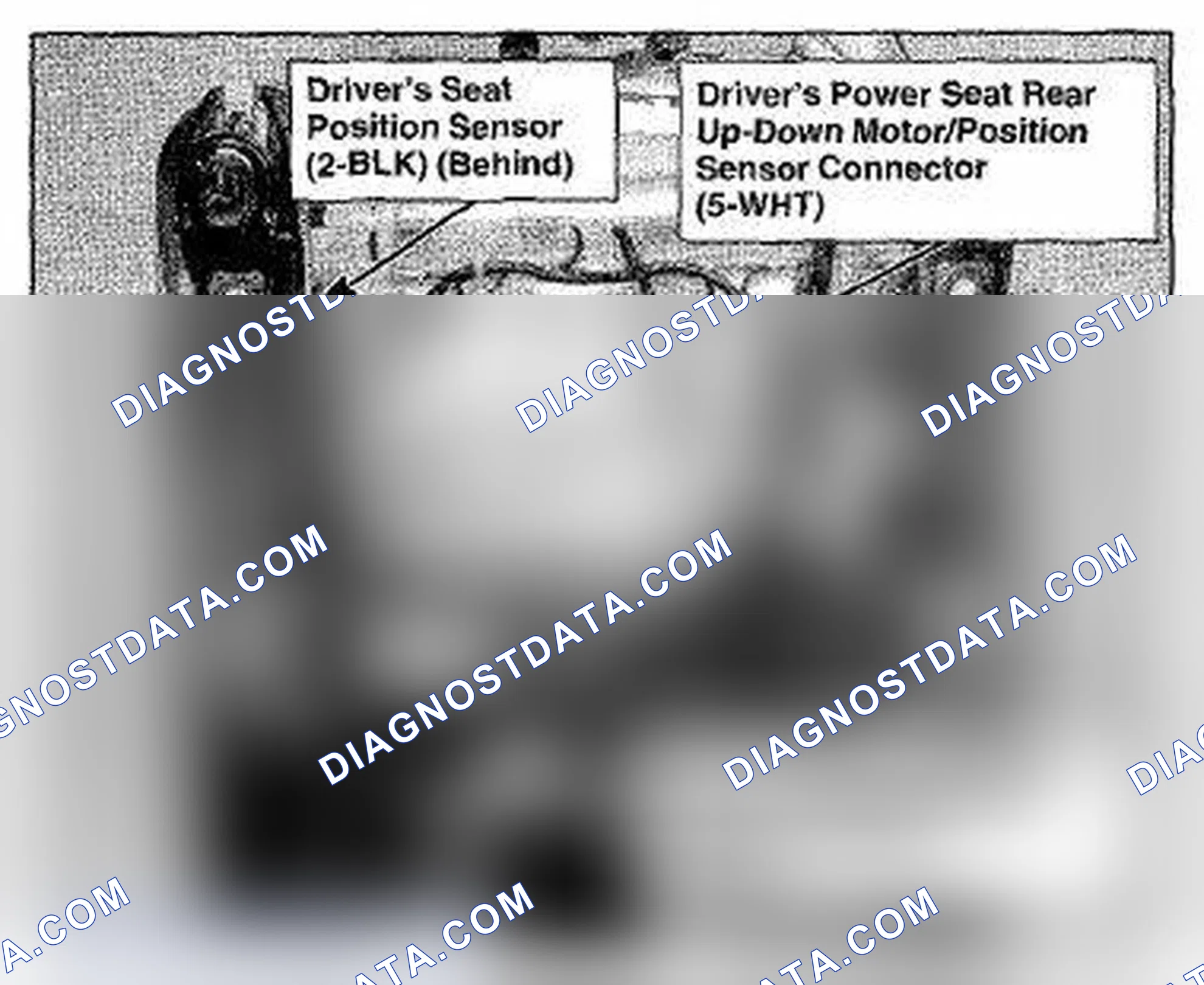 Scheme 1103: Under Driver's Seat Component Location (Photo 94)