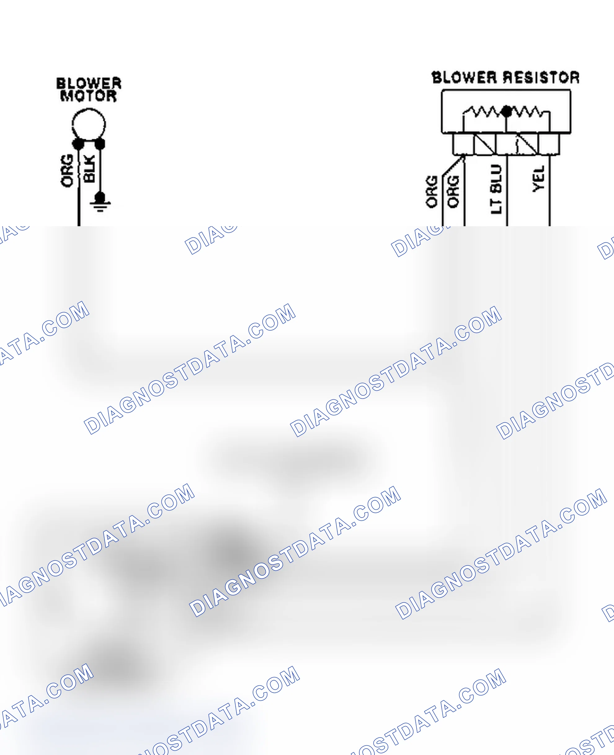 Scheme 9: Heater Wiring Diagram (Camaro & Firebird)