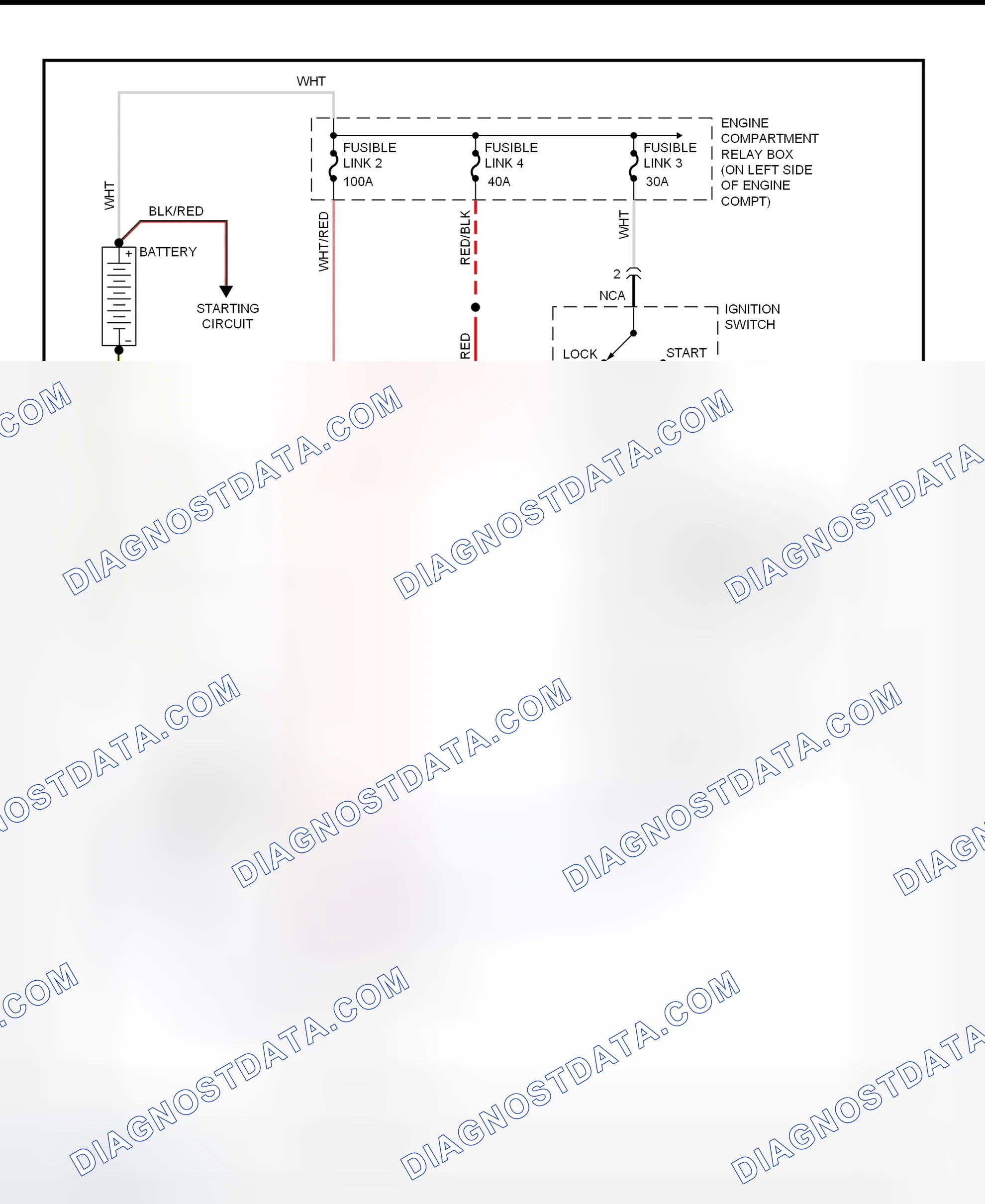 Scheme 5: Charging System Wiring Diagram (Mirage)