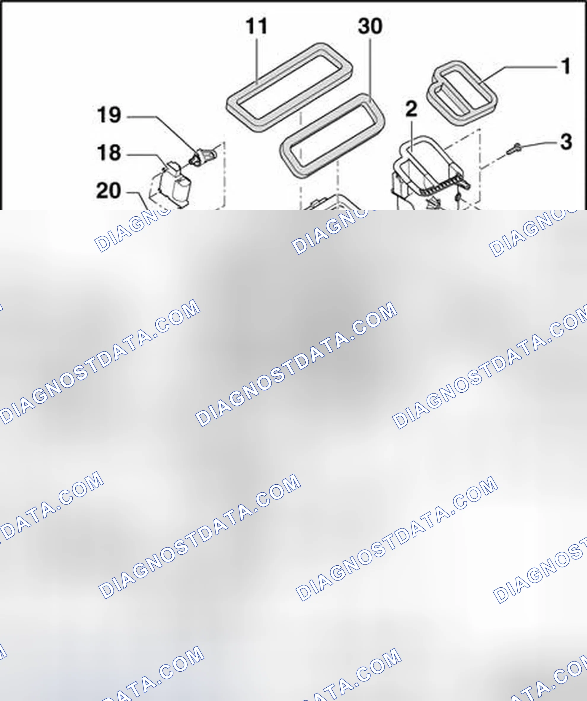 Scheme 11: Air distributor housing, disassembly and reassembly
