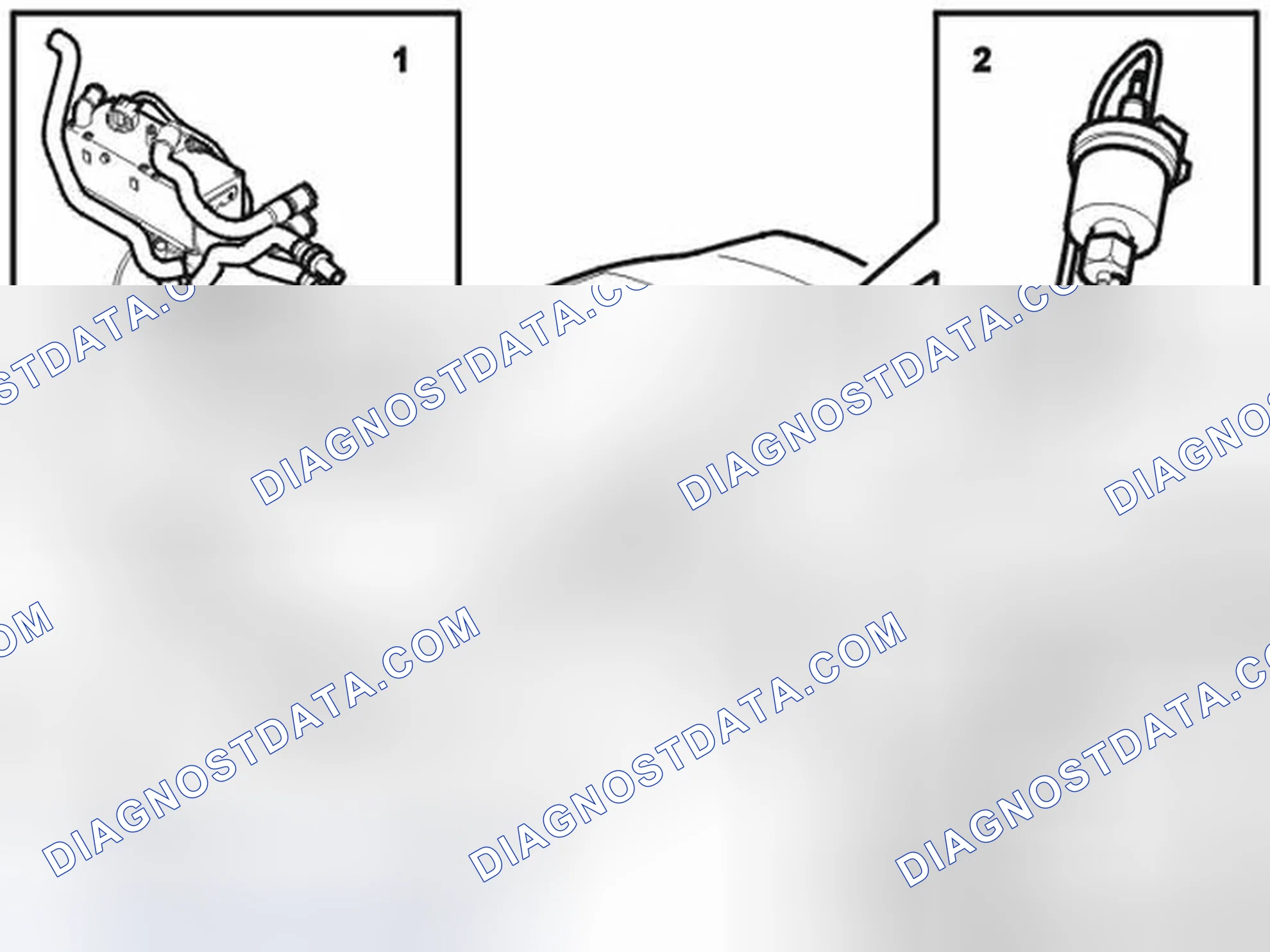 Scheme 136: LOCATION OF ENGINE COOLANT HEATER COMPONENTS