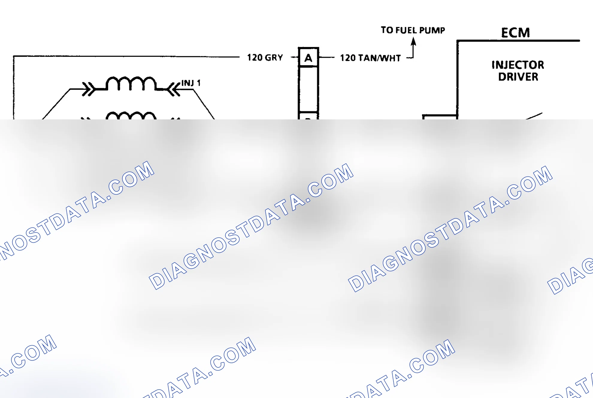 Scheme 227: Code 65, Schematic, L Body, Injector Current Low