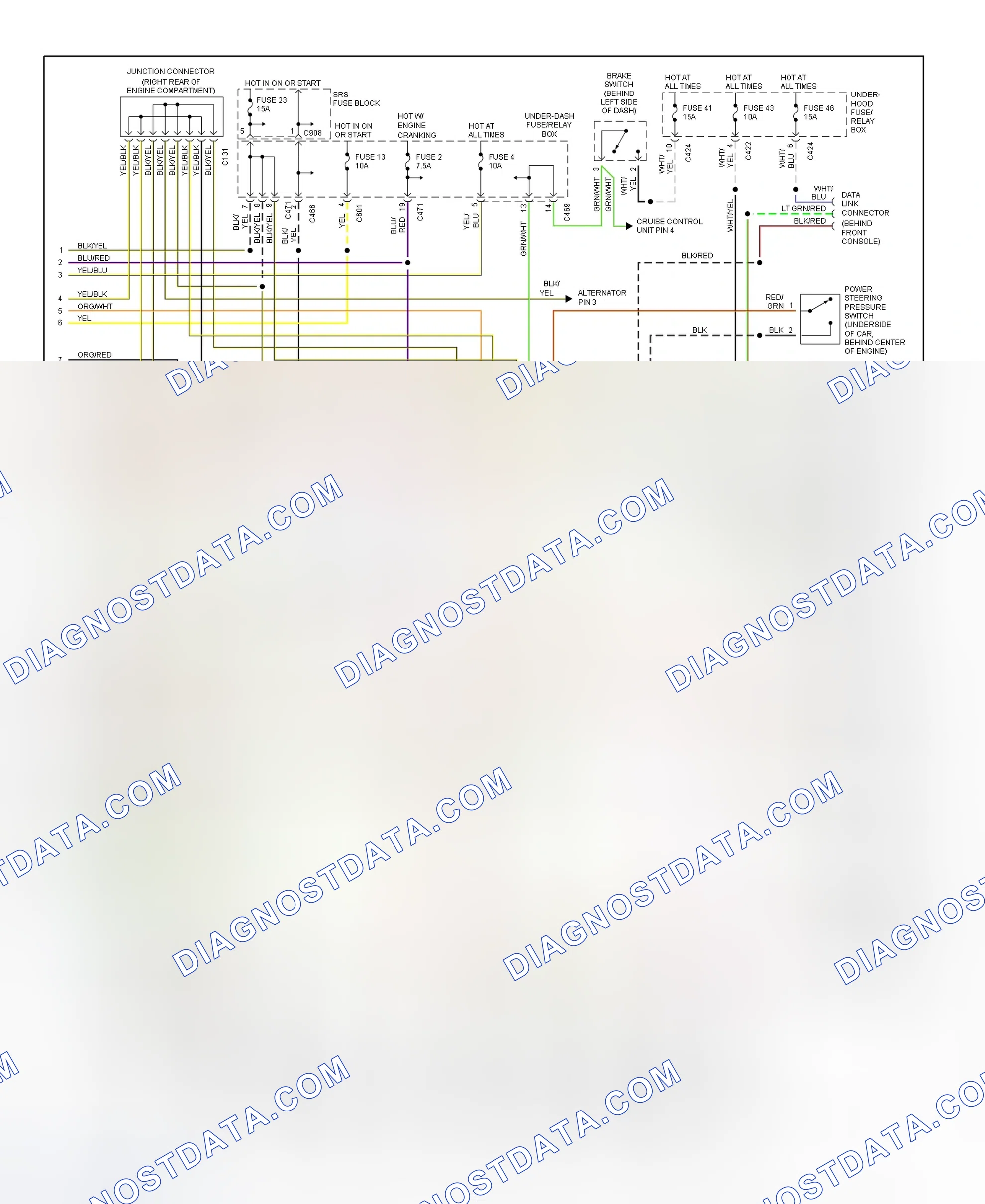 Scheme 11: Wiring Diagram (Prelude 2.2L - 2 Of 2)