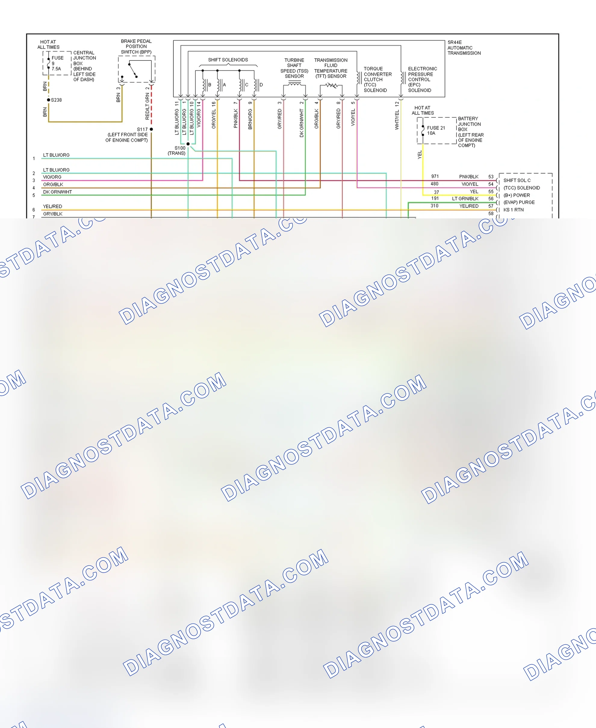 Scheme 157: PCM Wiring Diagram (Ranger - 3.0L - 4 Of 4)