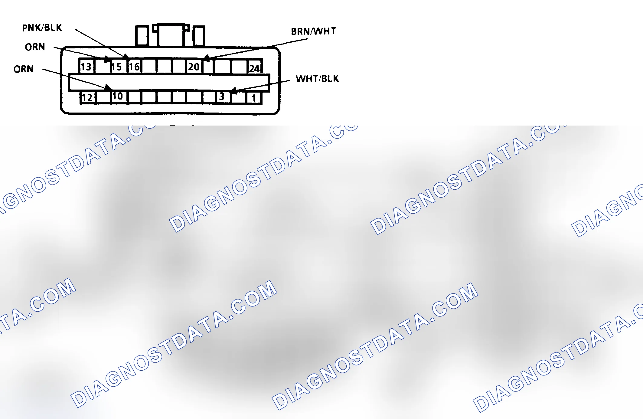 Scheme 70: Chart A1 Schematic, No "CHECK ENGINE" Light