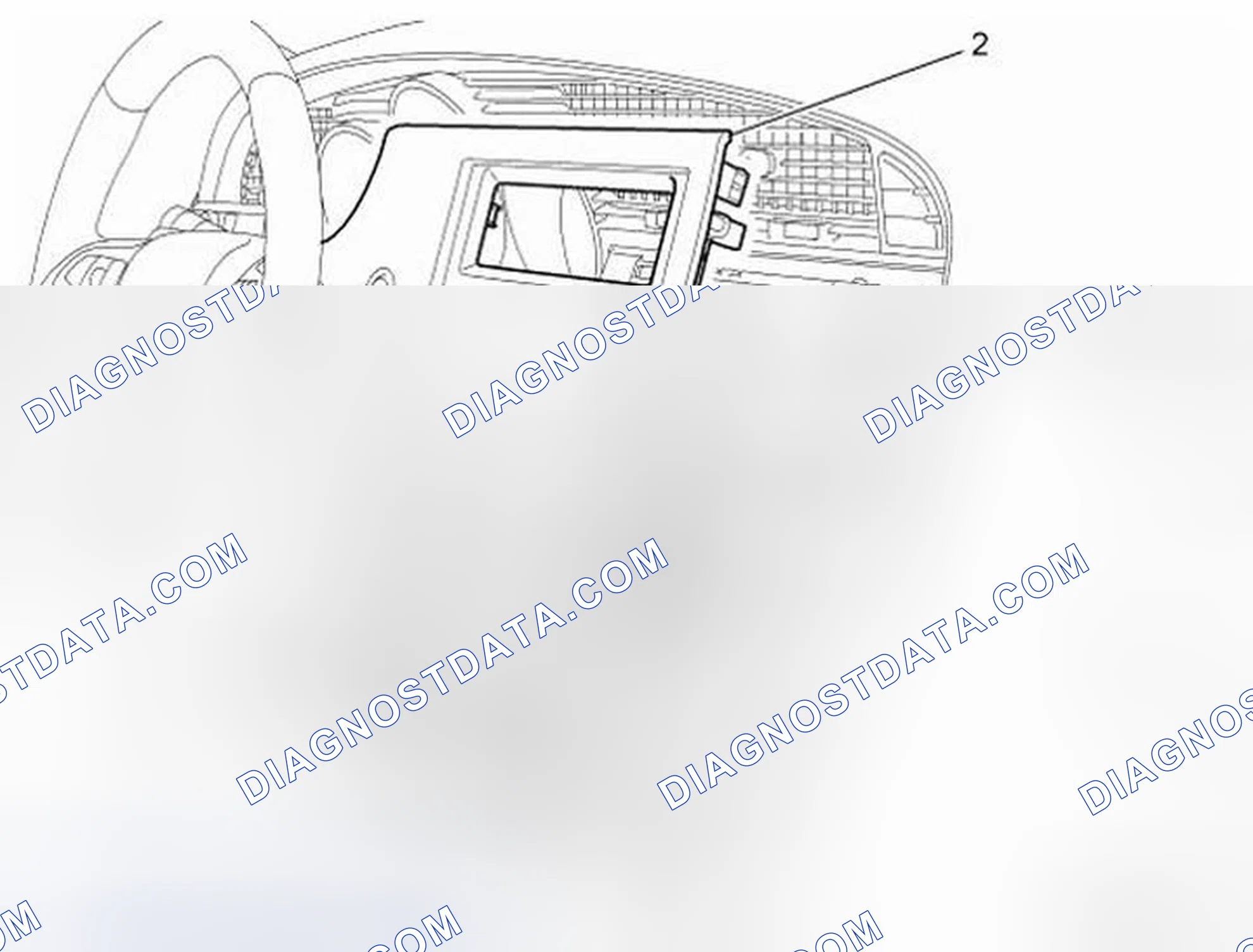 Scheme 60: Instrument Panel Lower Center Trim Panel Replacement