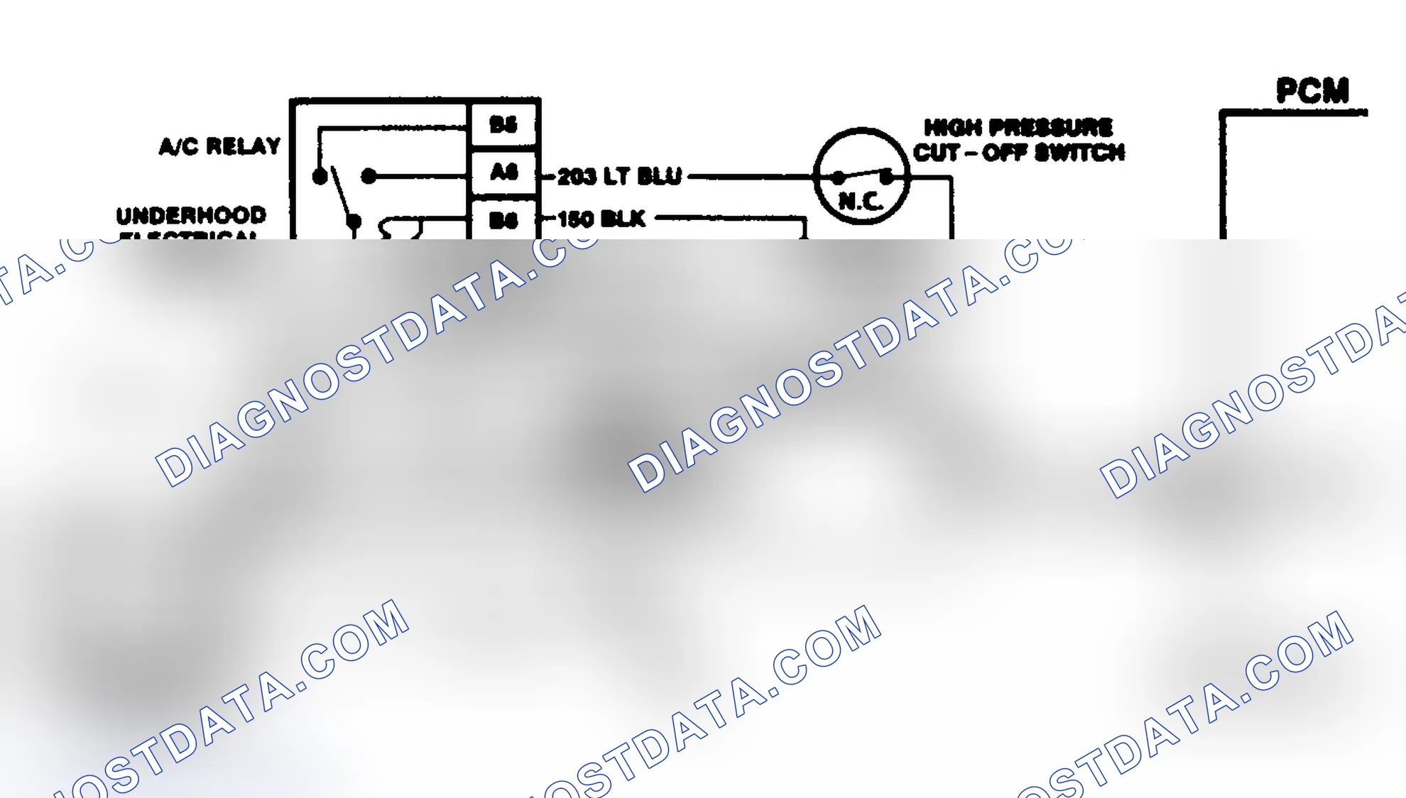 Scheme 8: A/C Clutch Circuit Schematic - 5.7L VIN K ("C" & "K" Series) A/C Request Signal Circuit Diagnosis
