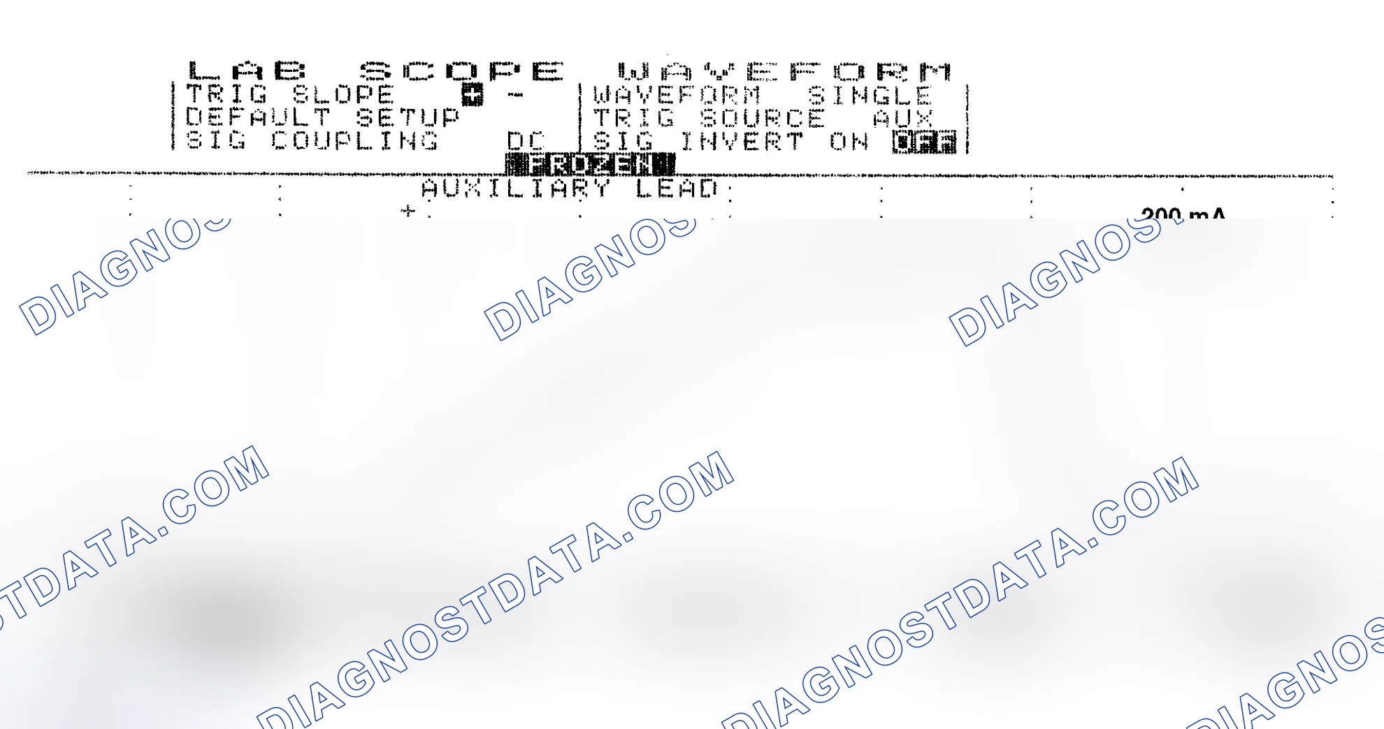 Scheme 13: Single Injector w/Normal Current Flow - Current Pattern
