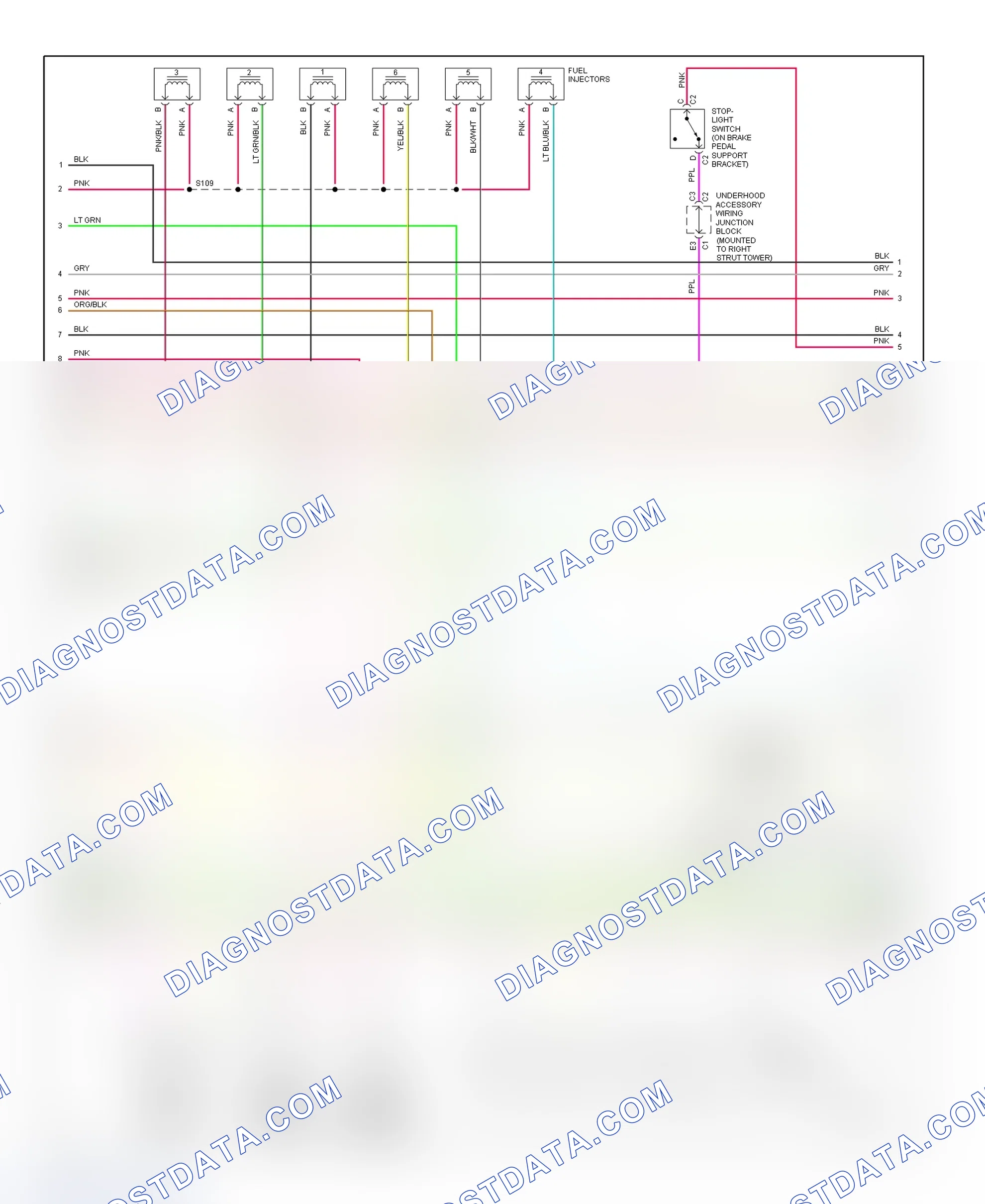 Scheme 111: PCM Wiring Diagram (Grand Prix - 3.1L - 2 Of 4)