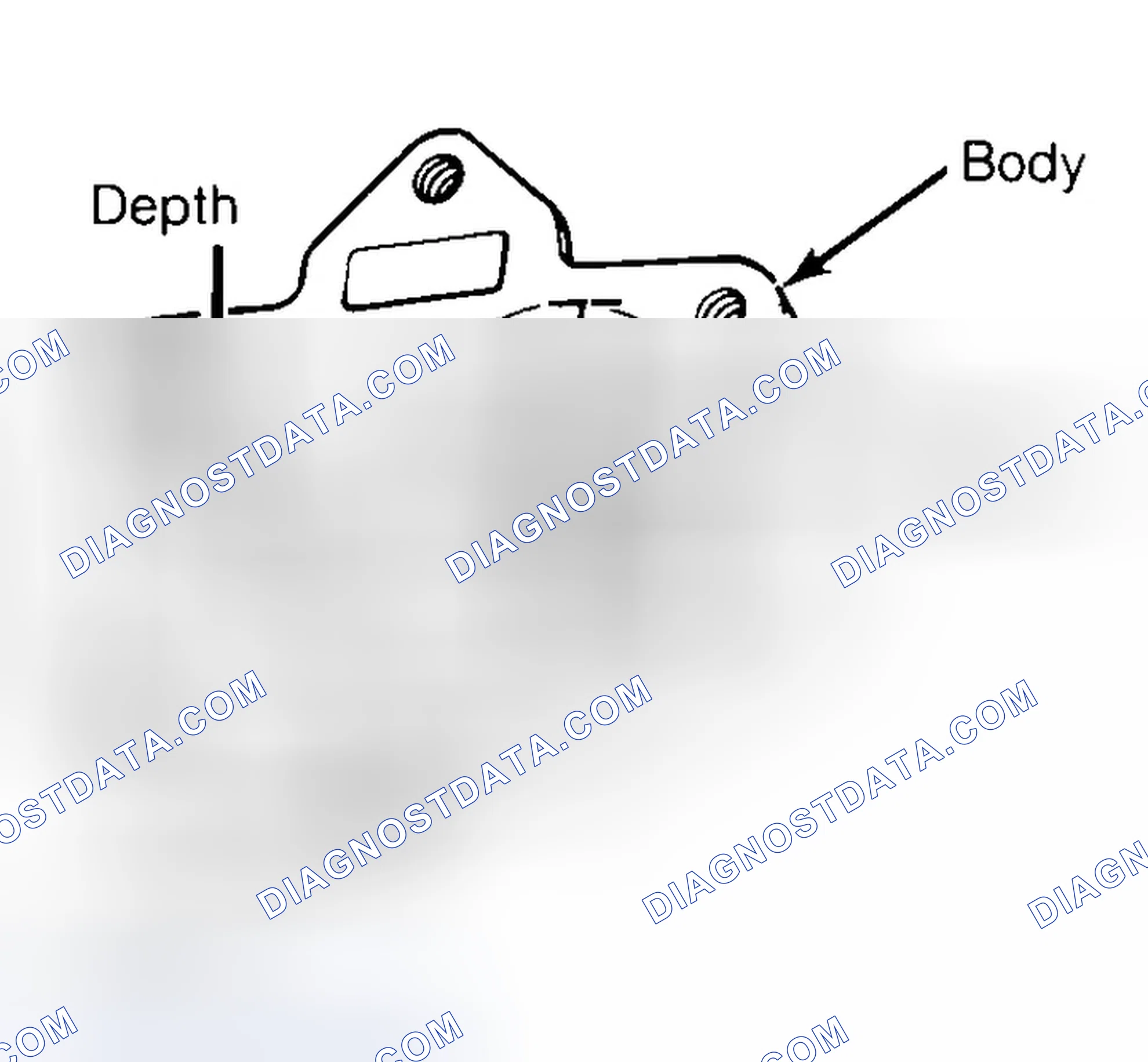 Scheme 35: Measuring Oil Pump Gear Cavity