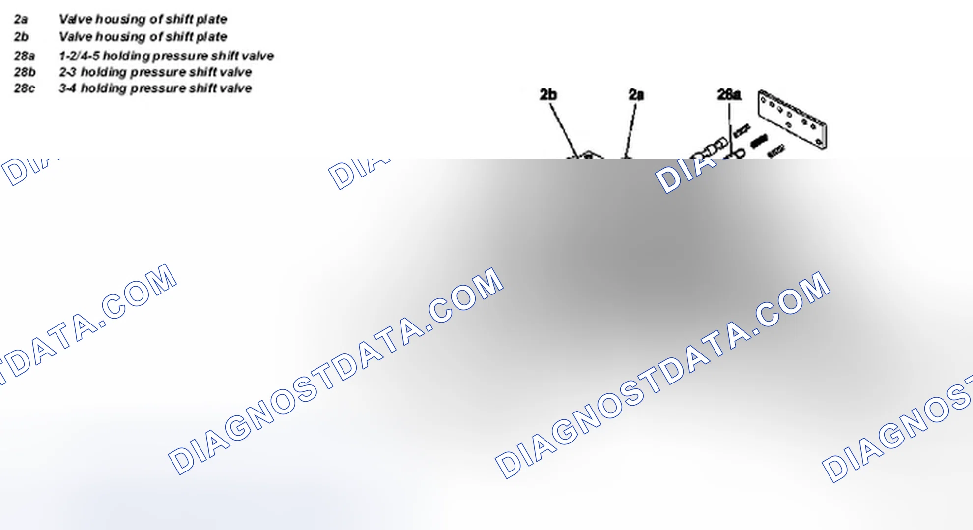 Scheme 81: Identifying Holding Pressure Shift Valve Location - Transmission 722.6