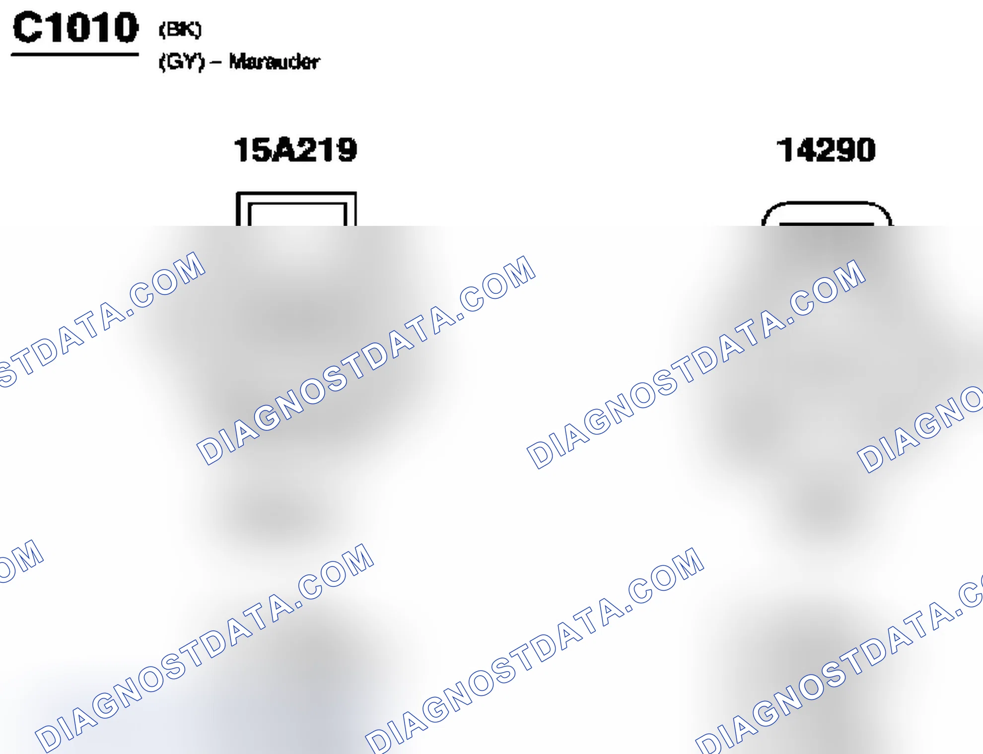 Scheme 233: Identifying Connectors C1010 & C1011