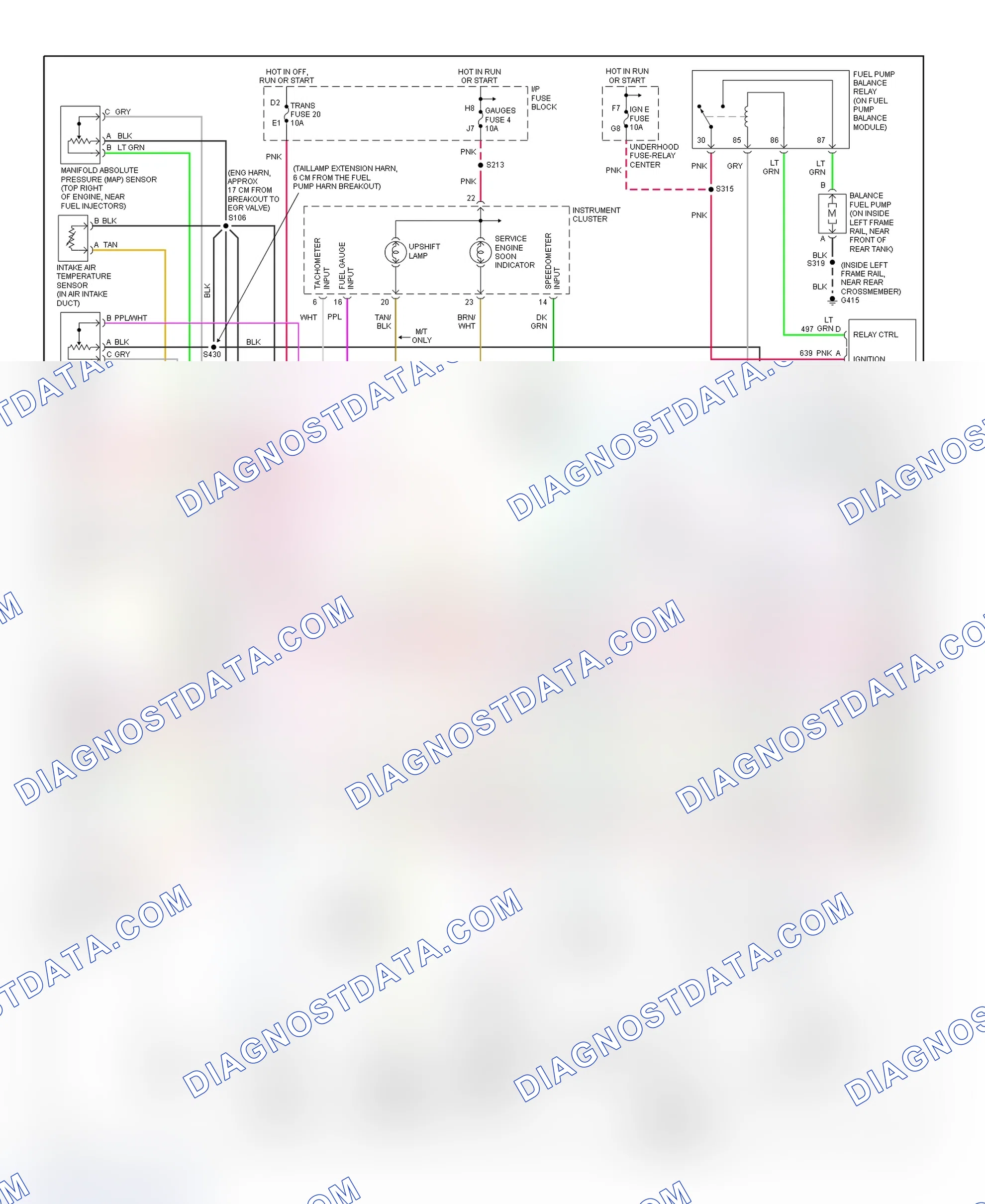 Scheme 77: PCM Wiring Diagram (Escalade, Pickup, Suburban, Tahoe & Yukon - 5.0L & 5.7L - 3 Of 4)
