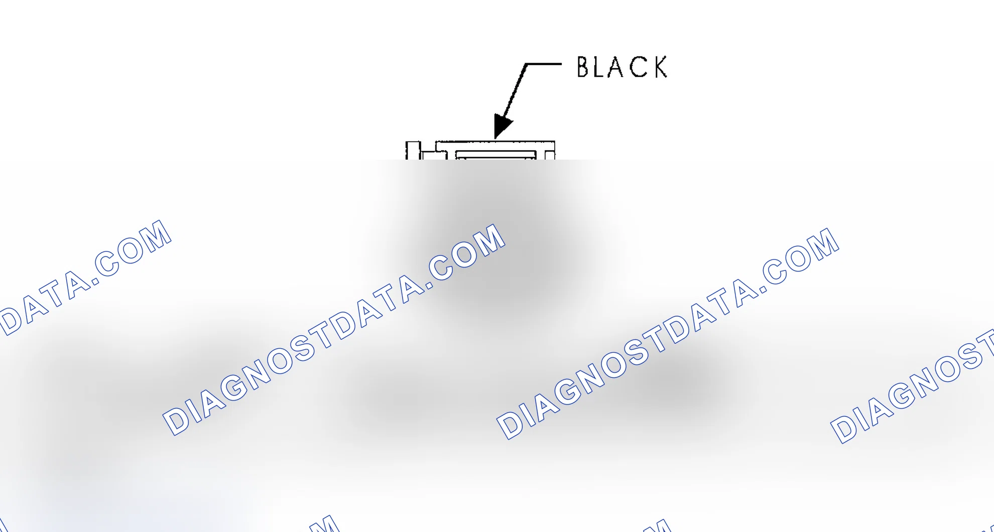 Scheme 332: ENGINE OIL PRESSURE SENSOR CONNECTOR END VIEW