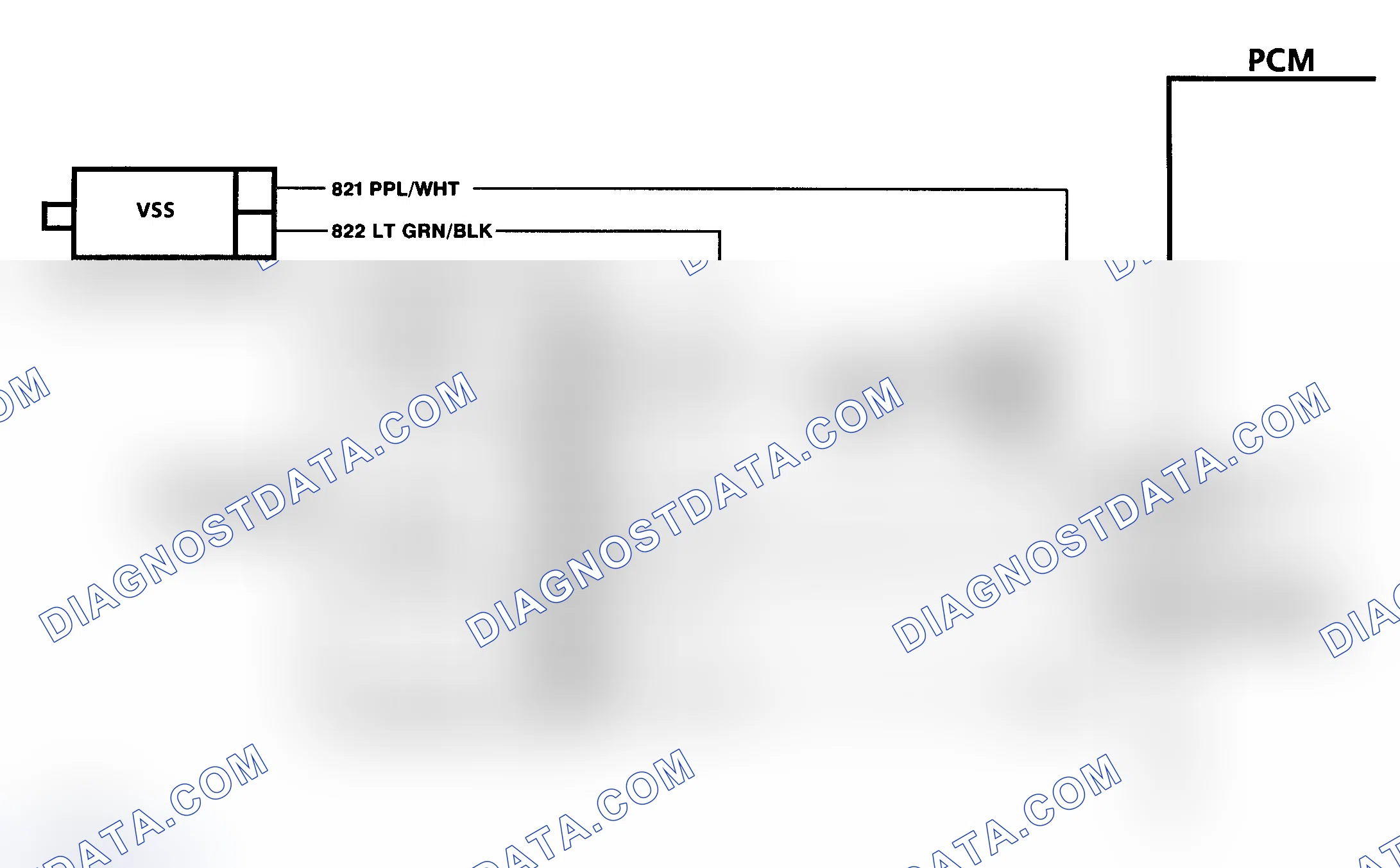 Scheme 119: Code 24 Schematic ("C" & "K" Series) VSS Transmission Output Signal